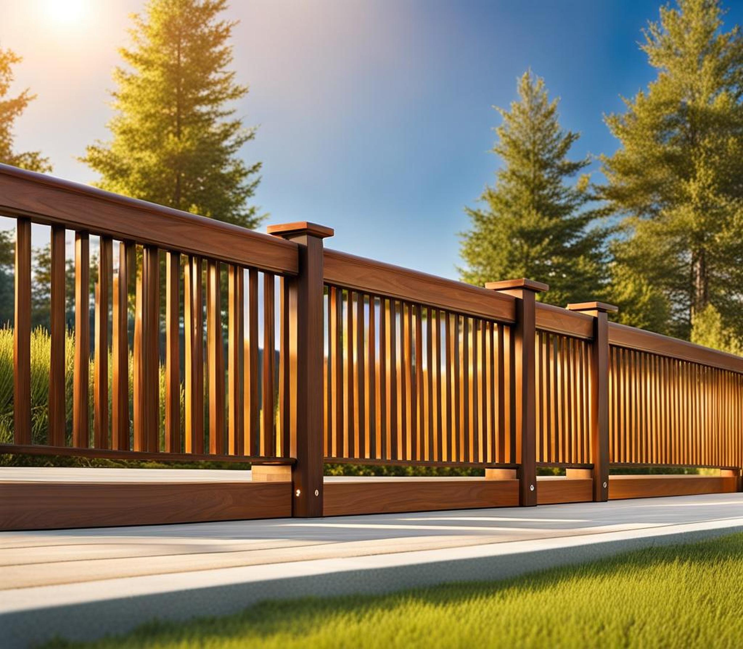 exterior wood handrail designs