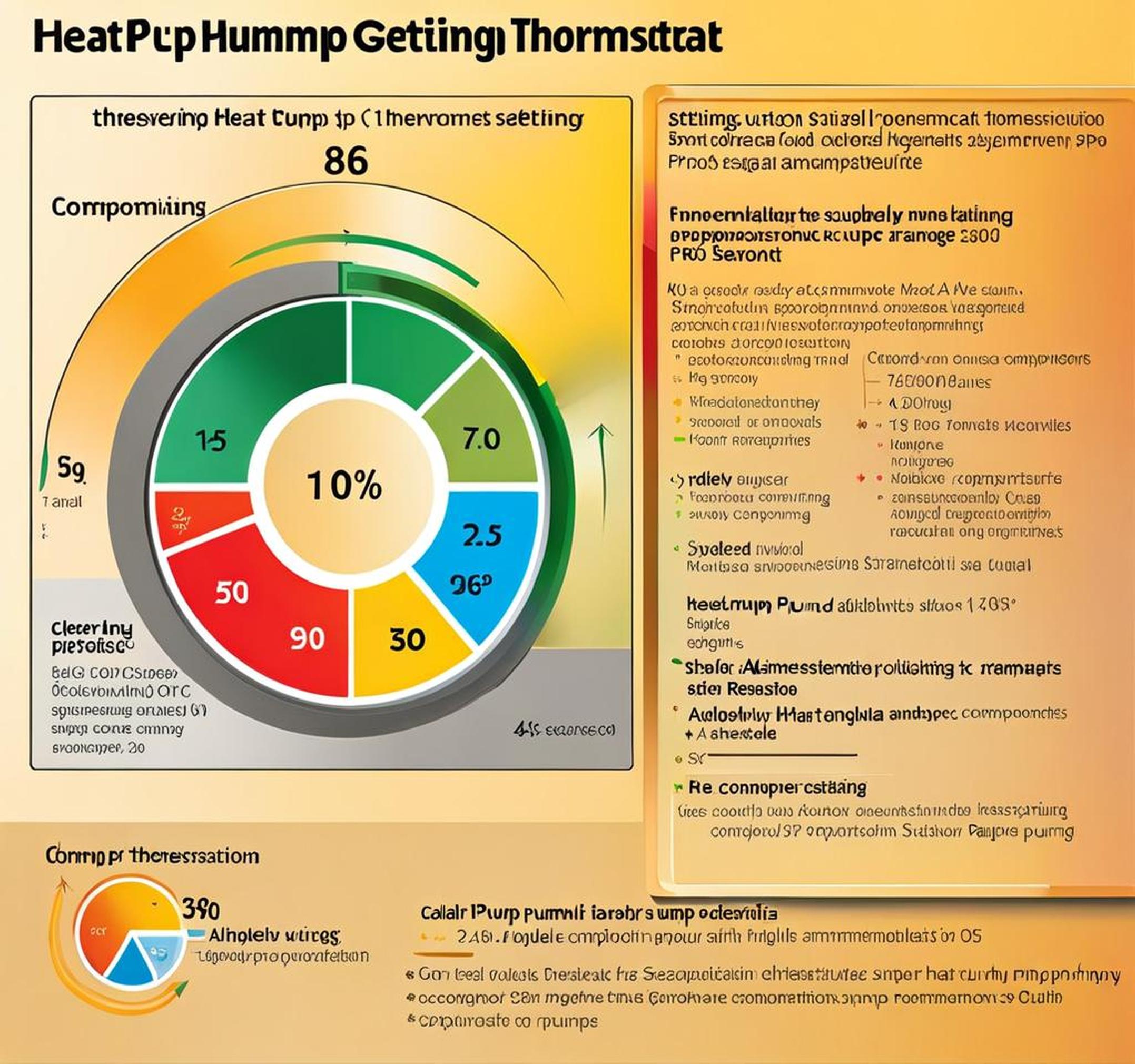 heat pump thermostat settings