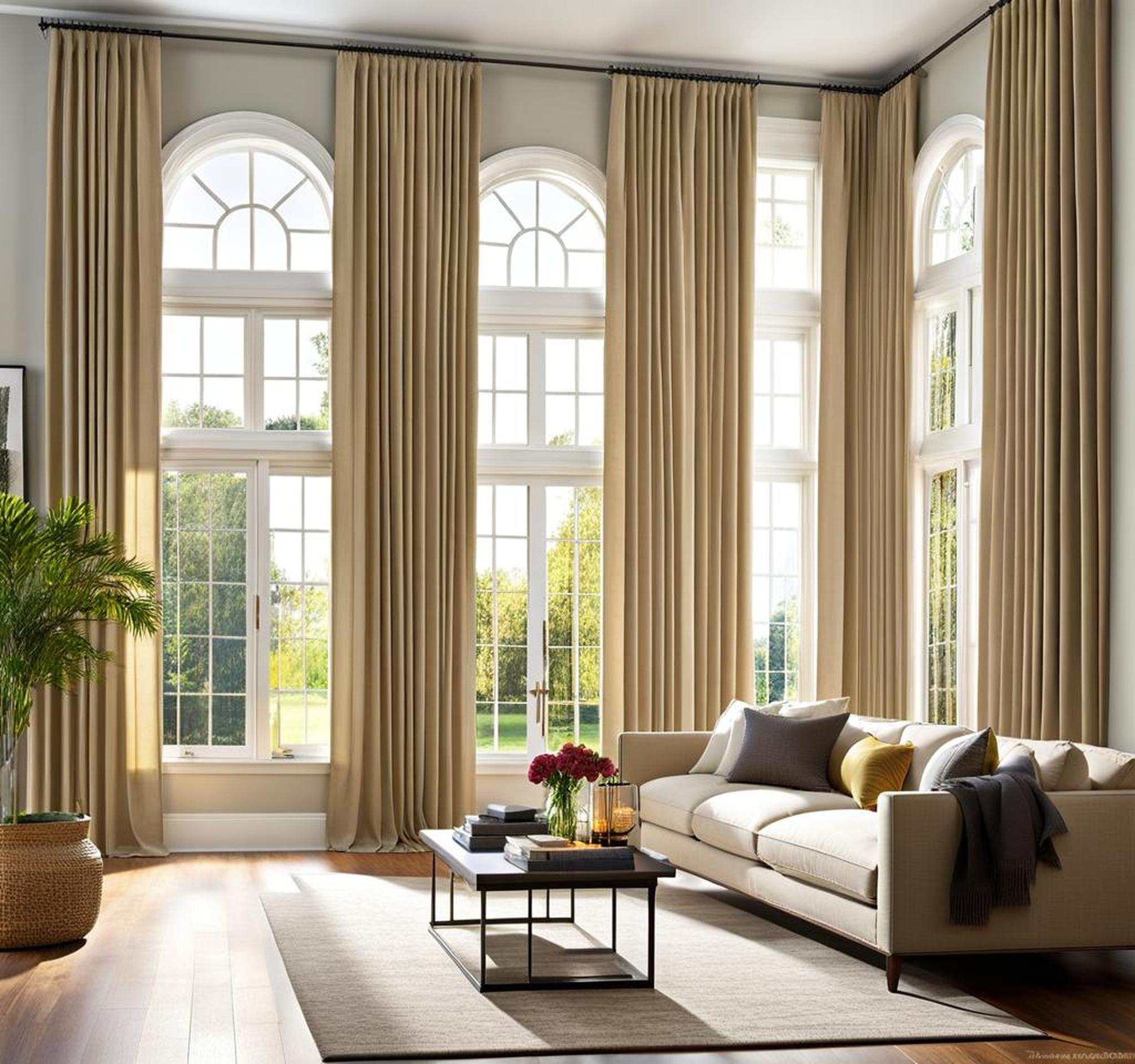 long curtains for high ceilings