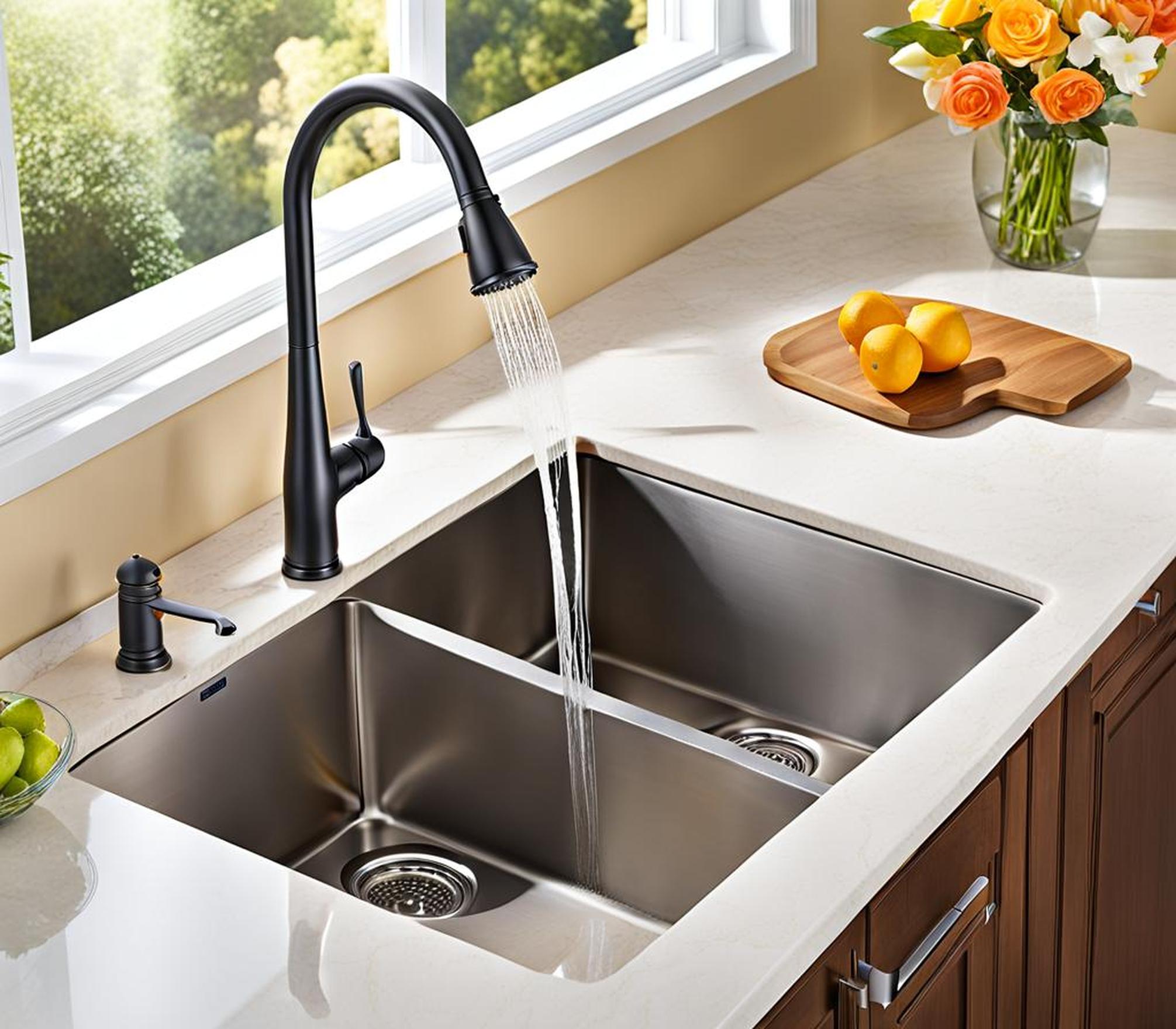 installing new kitchen faucet