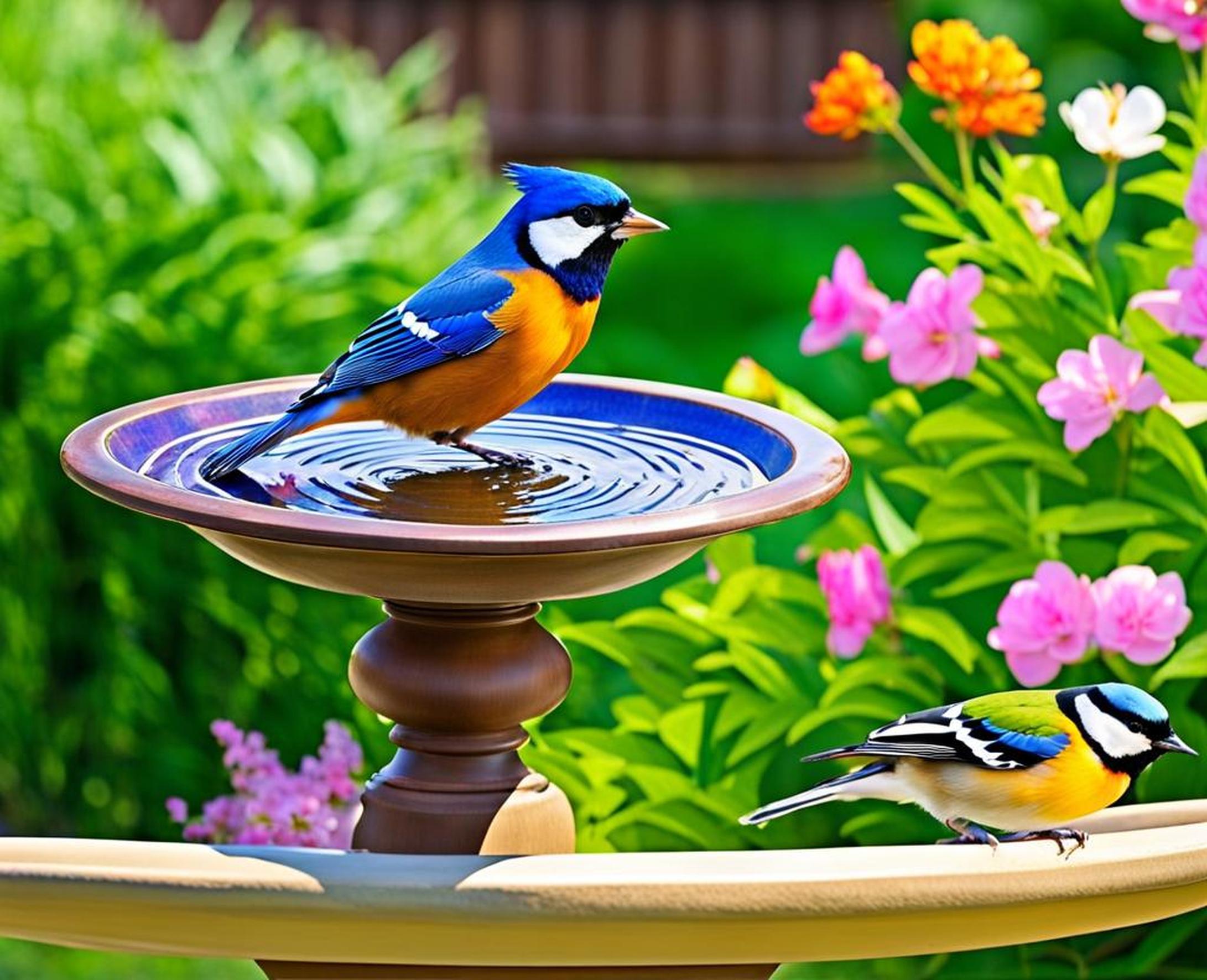 bird bath ideas for front yard