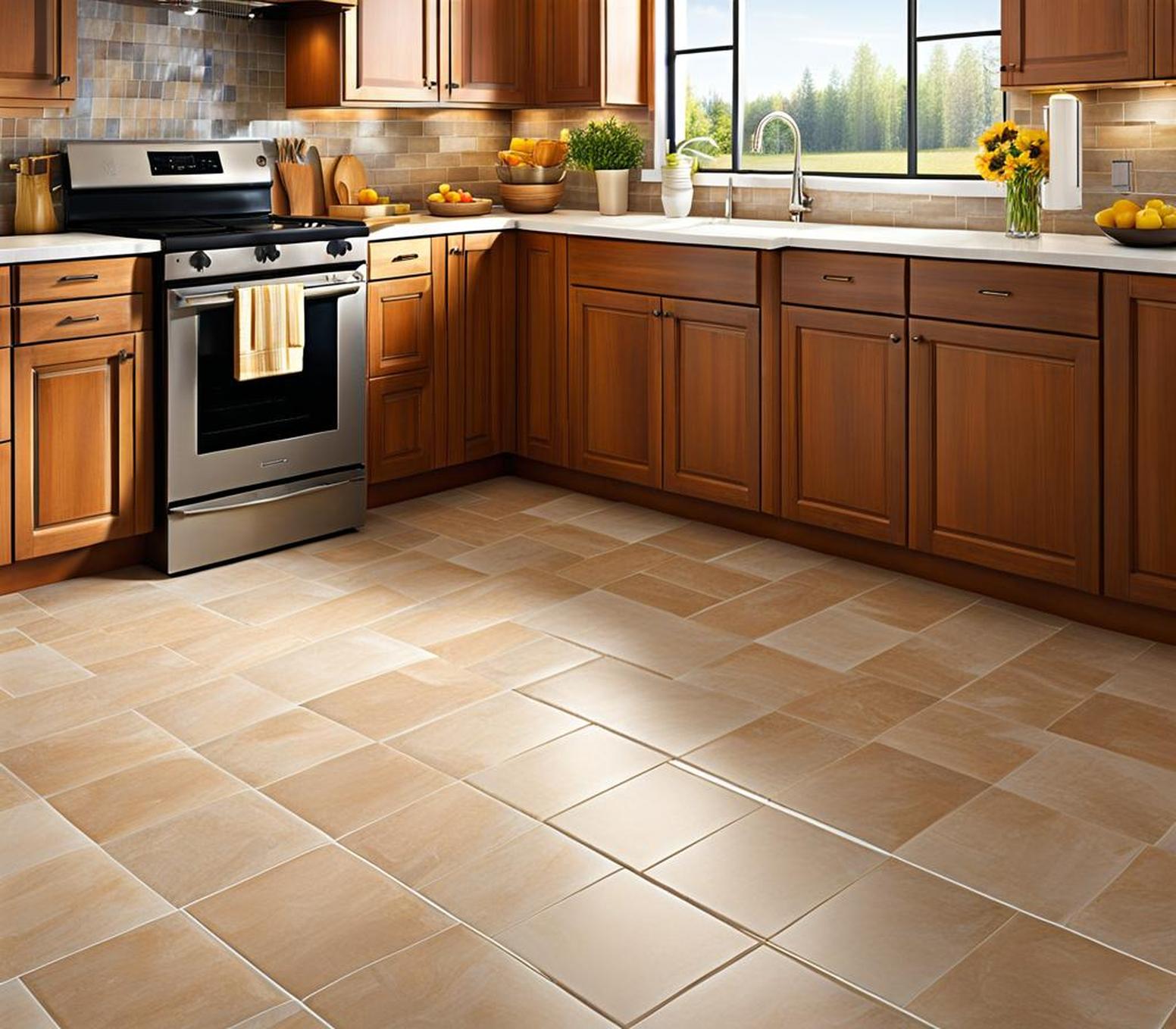 how to lay tile in kitchen