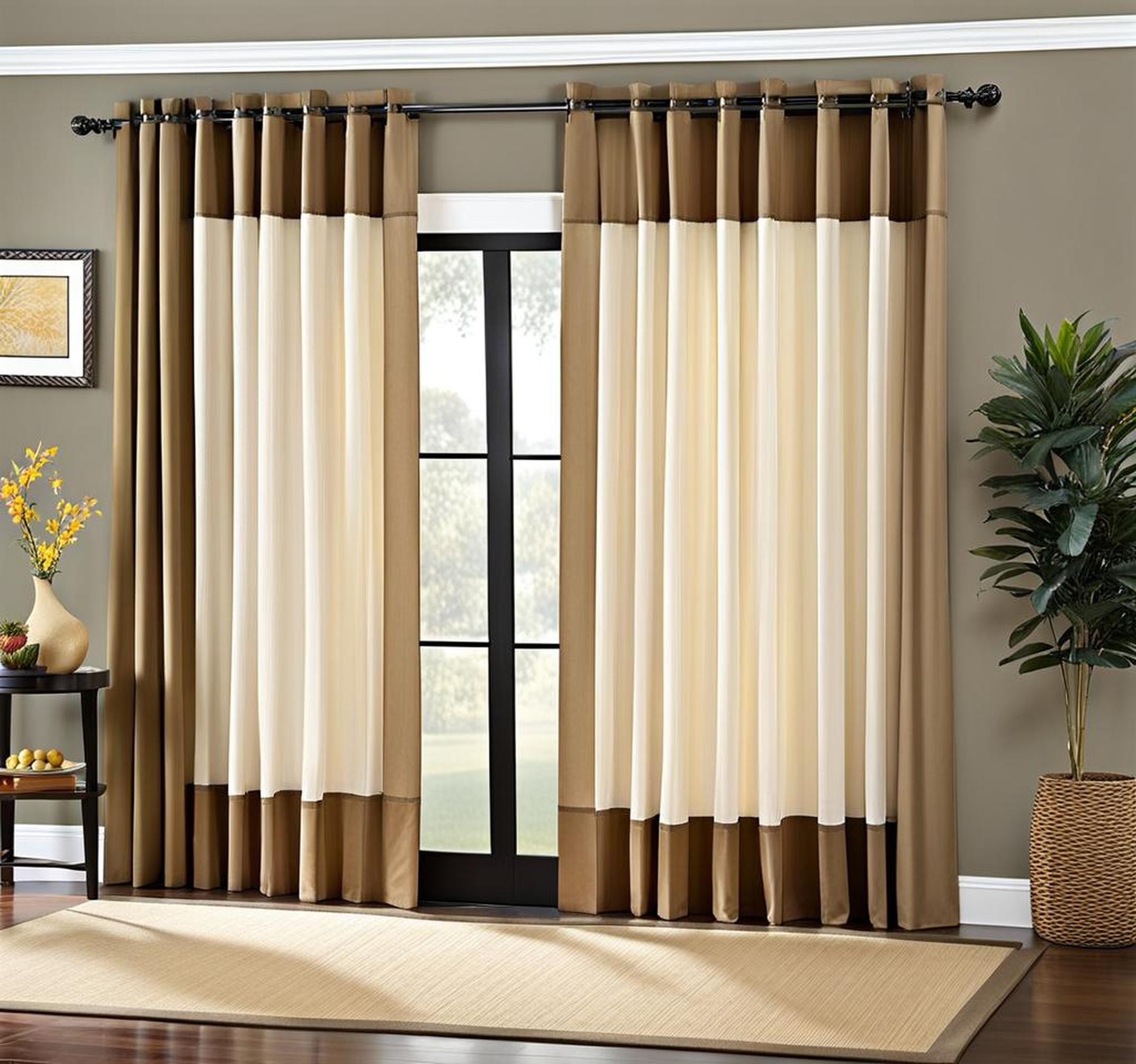what size curtains for sliding glass door