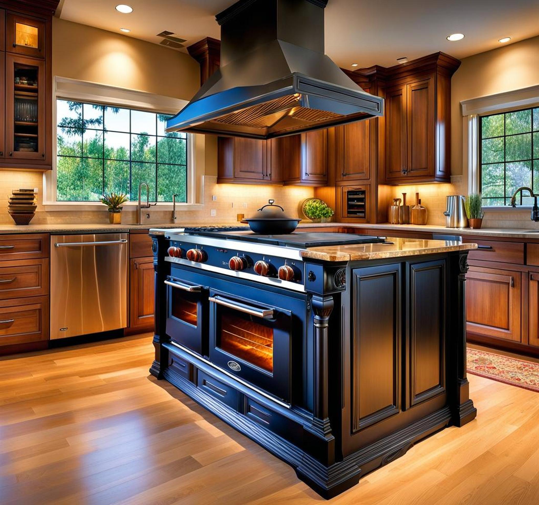 stoves for kitchen islands