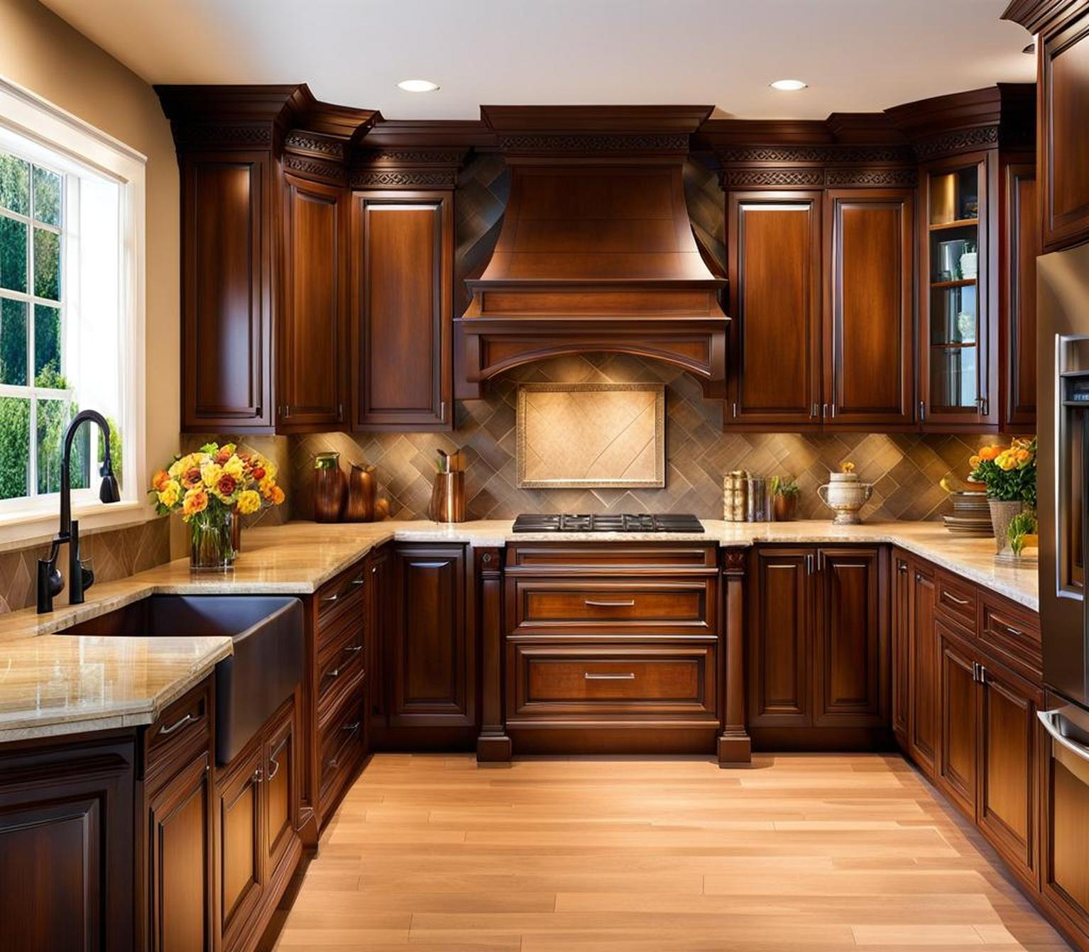kitchen cabinet colors wood