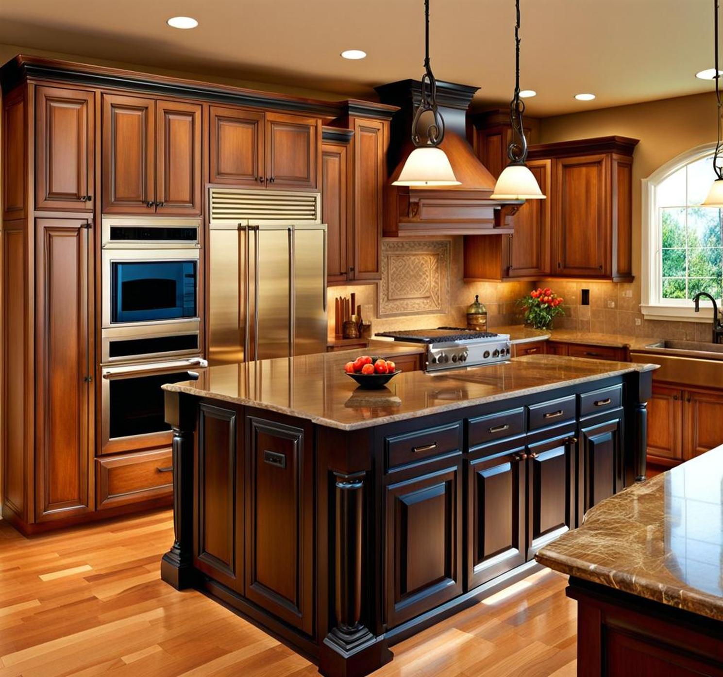 traditional kitchen designs with islands