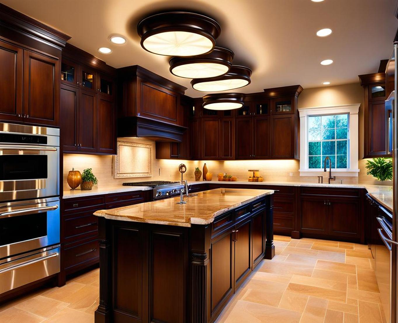 Get the Right Downlighting With Flush Mount Kitchen Lights