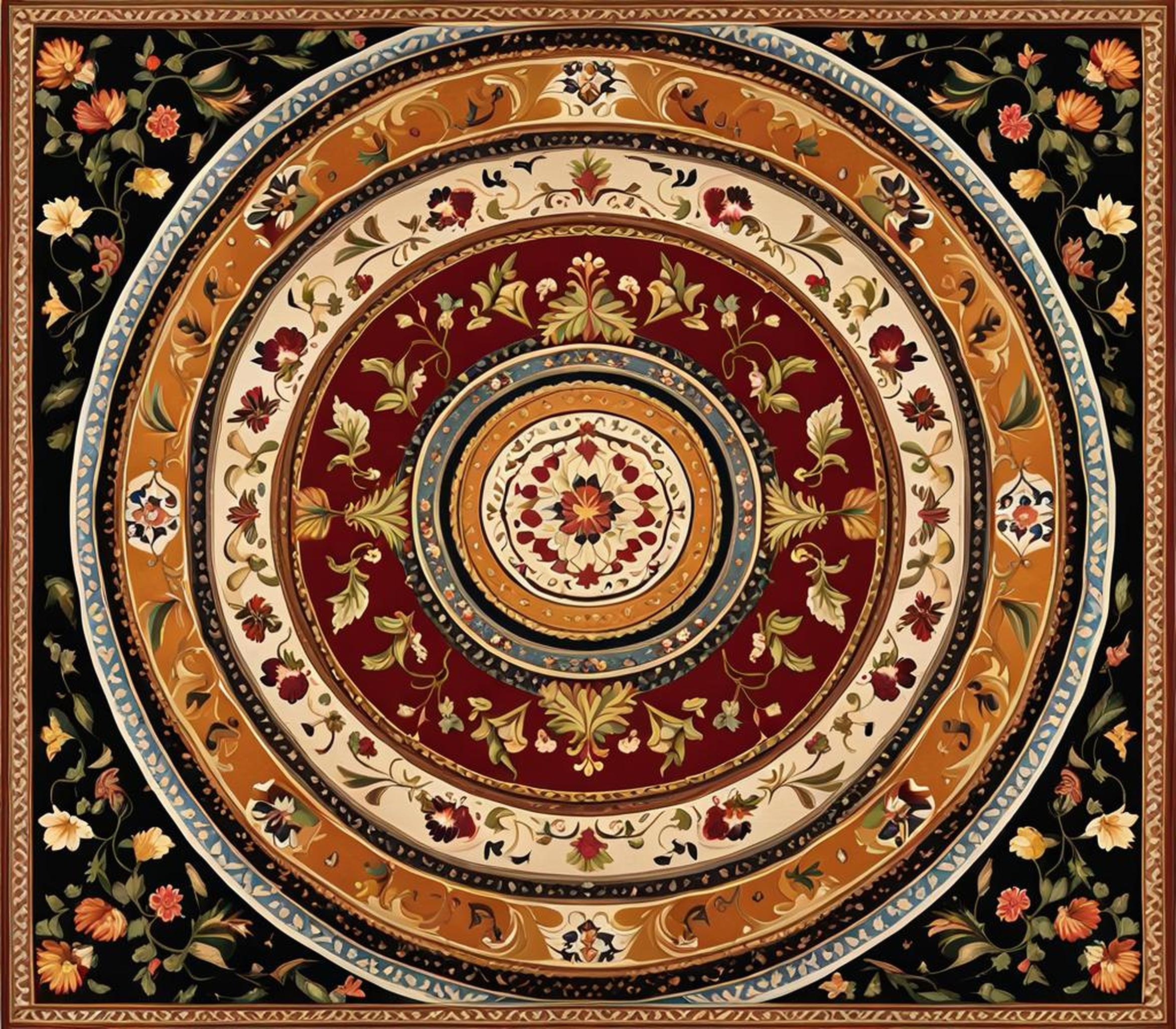 kitchen half circle rugs