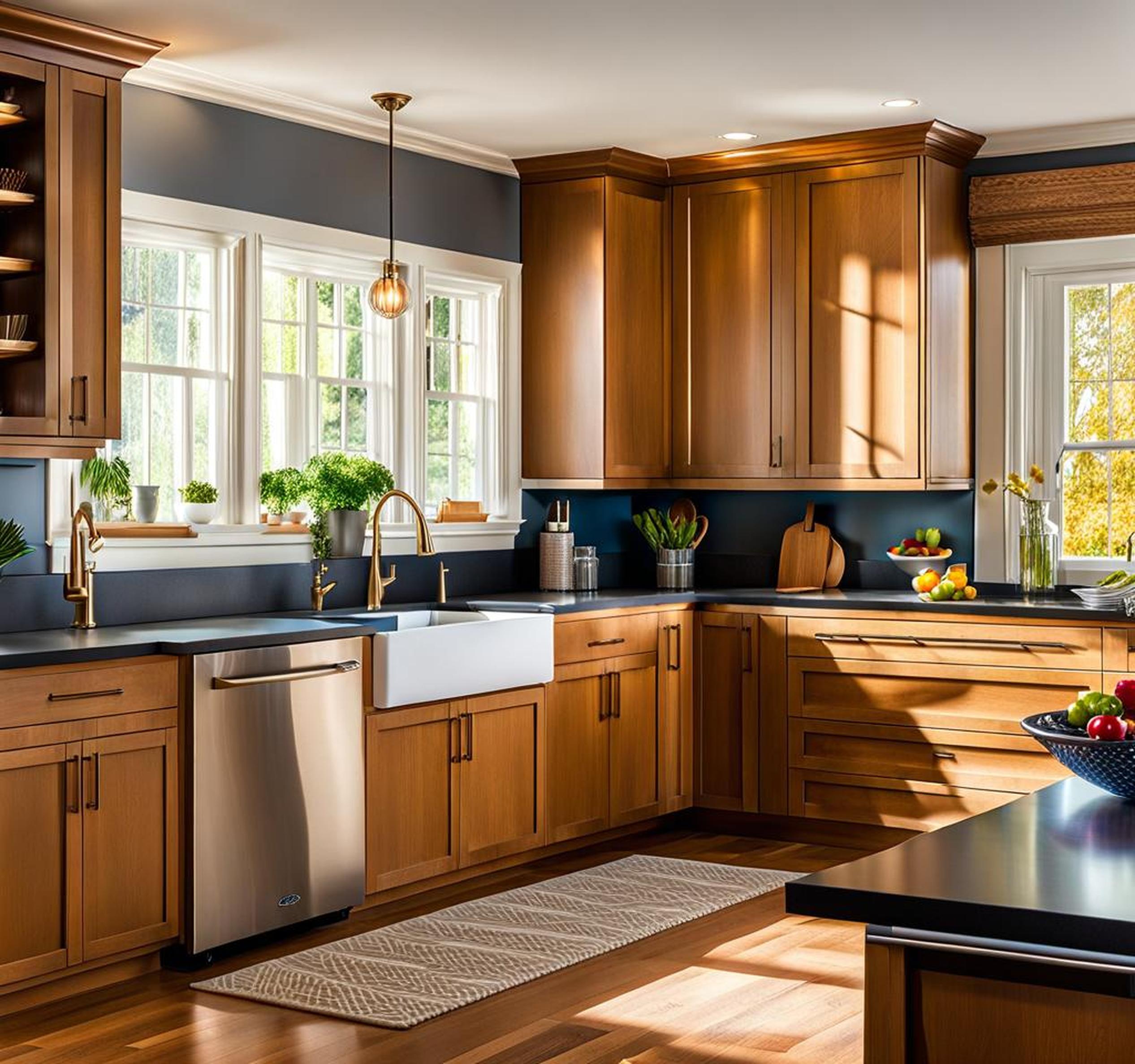 staging a kitchen for a photoshoot