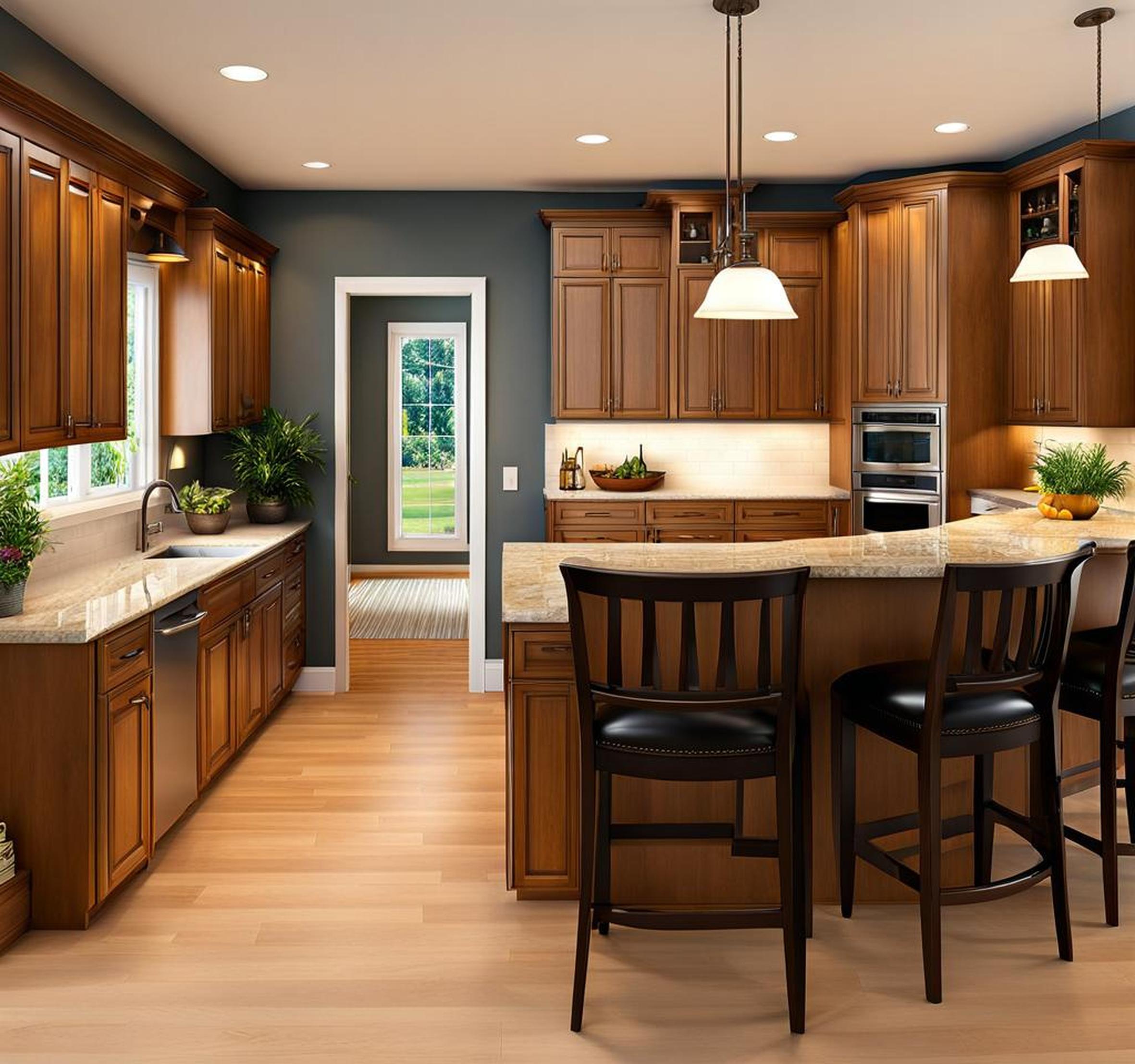 split level home kitchen remodel