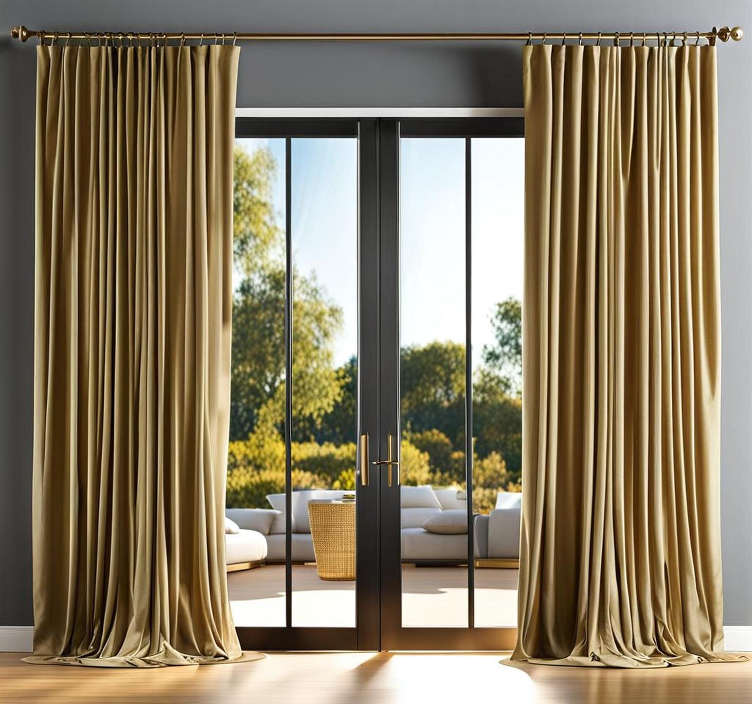 knotted tab top curtains