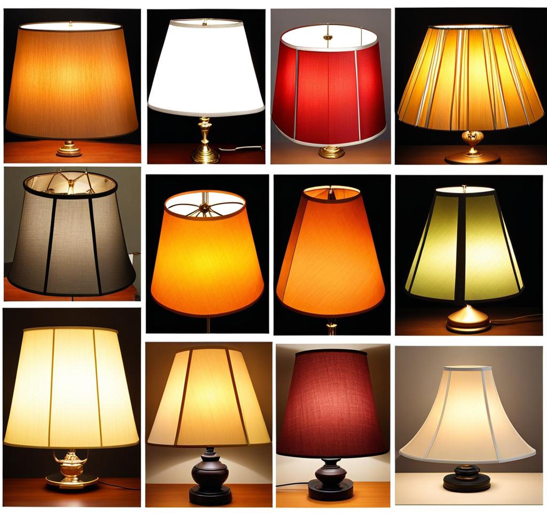 lamp shade attachment types