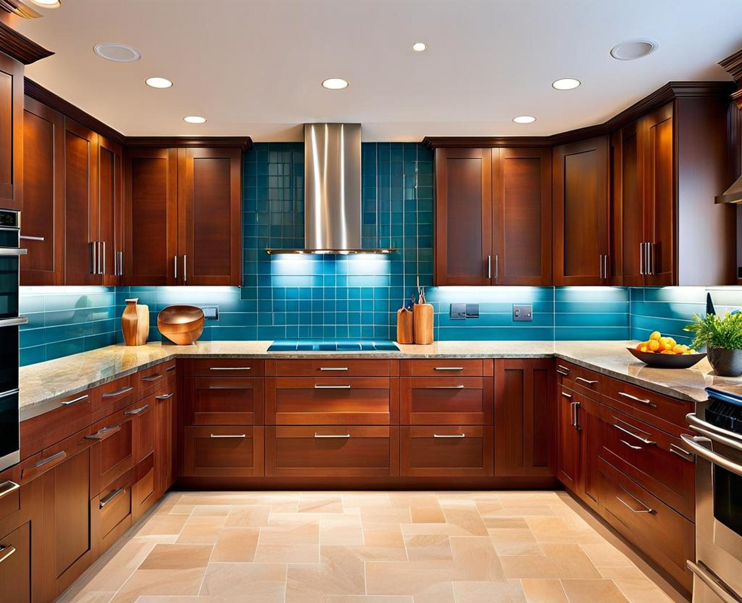 large tile kitchen backsplash ideas