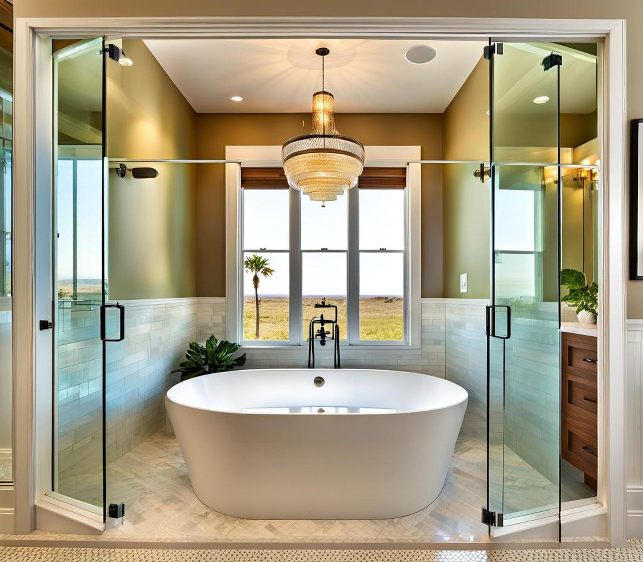 bathtub glass door ideas
