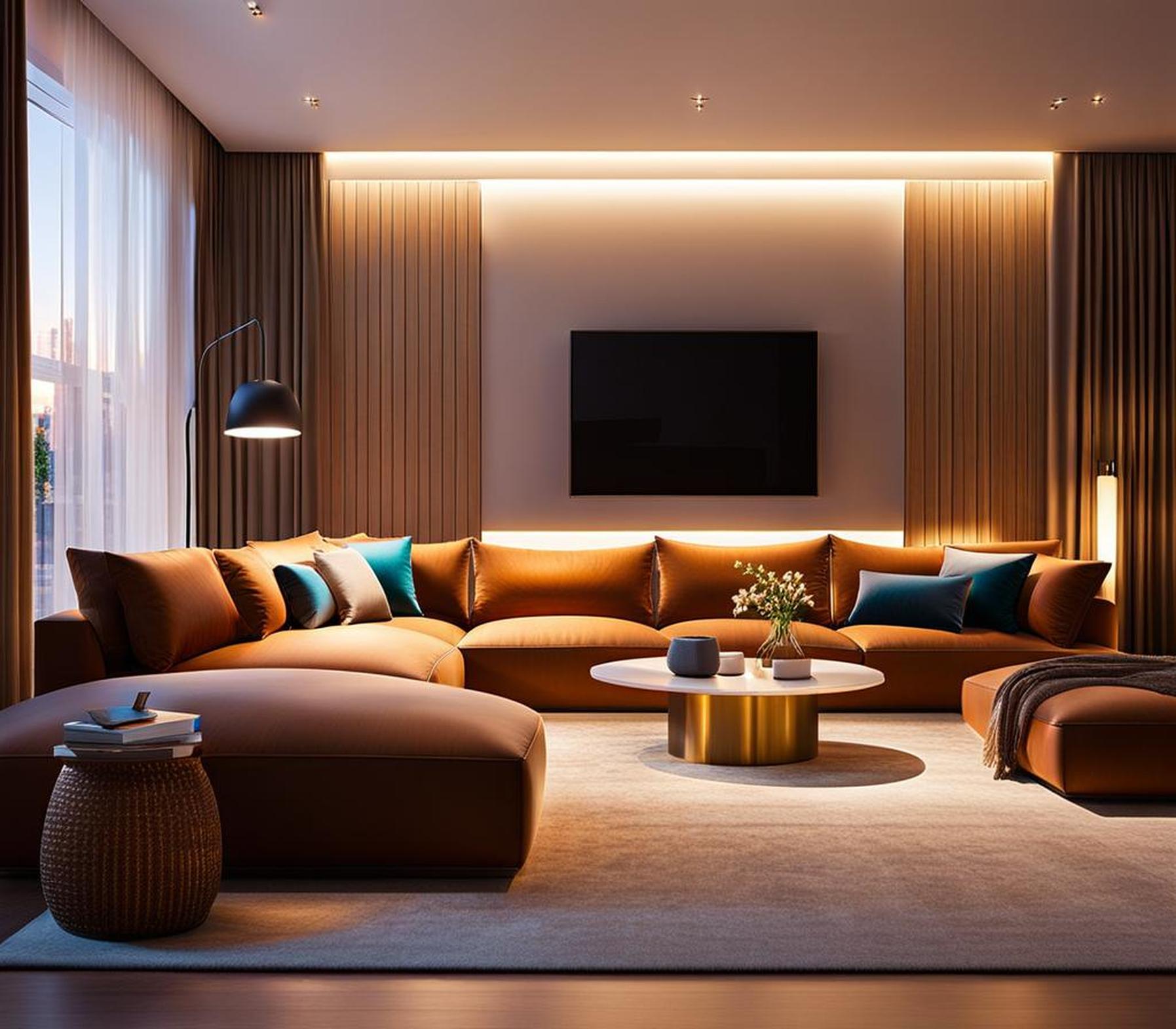 living room led light ideas