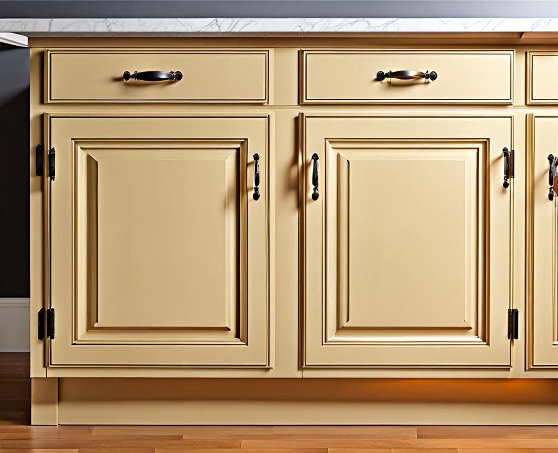 how to line kitchen cabinets