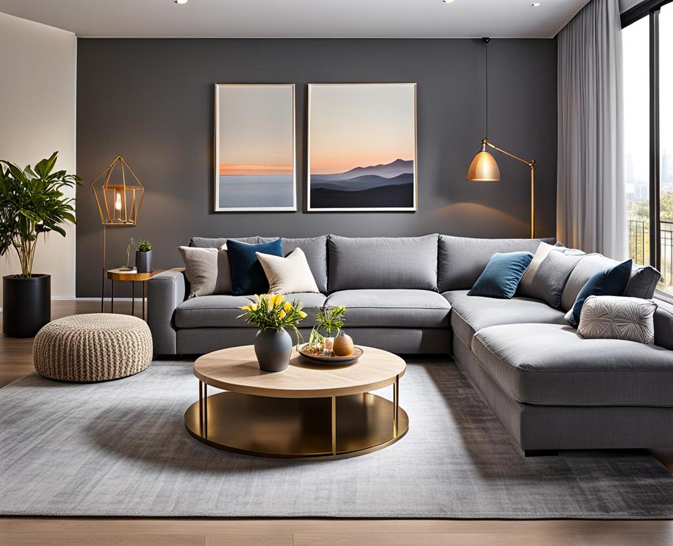 Boost Living Room Style With The Perfect Grey Couch Decor