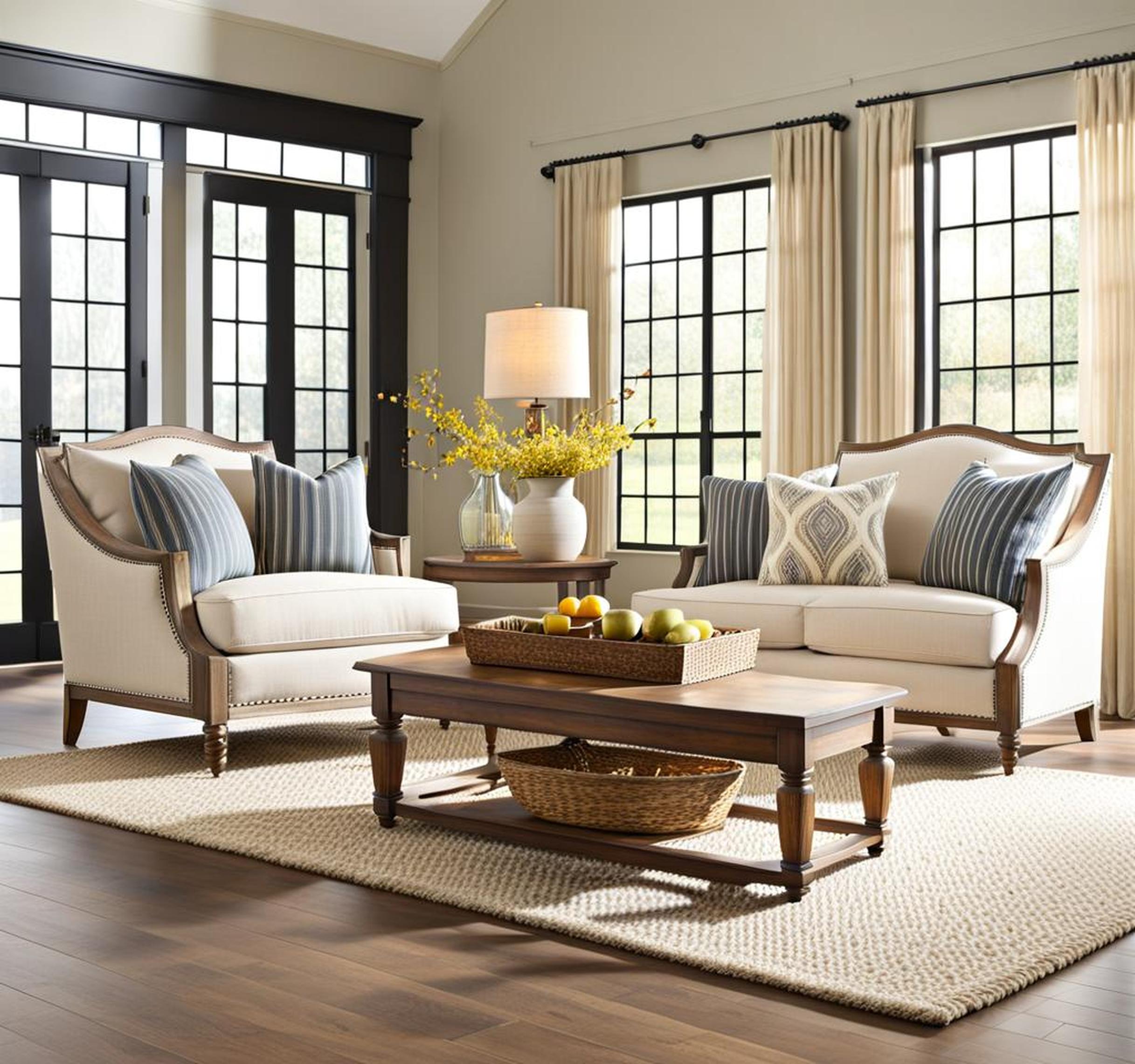 farmhouse accent chairs for living room