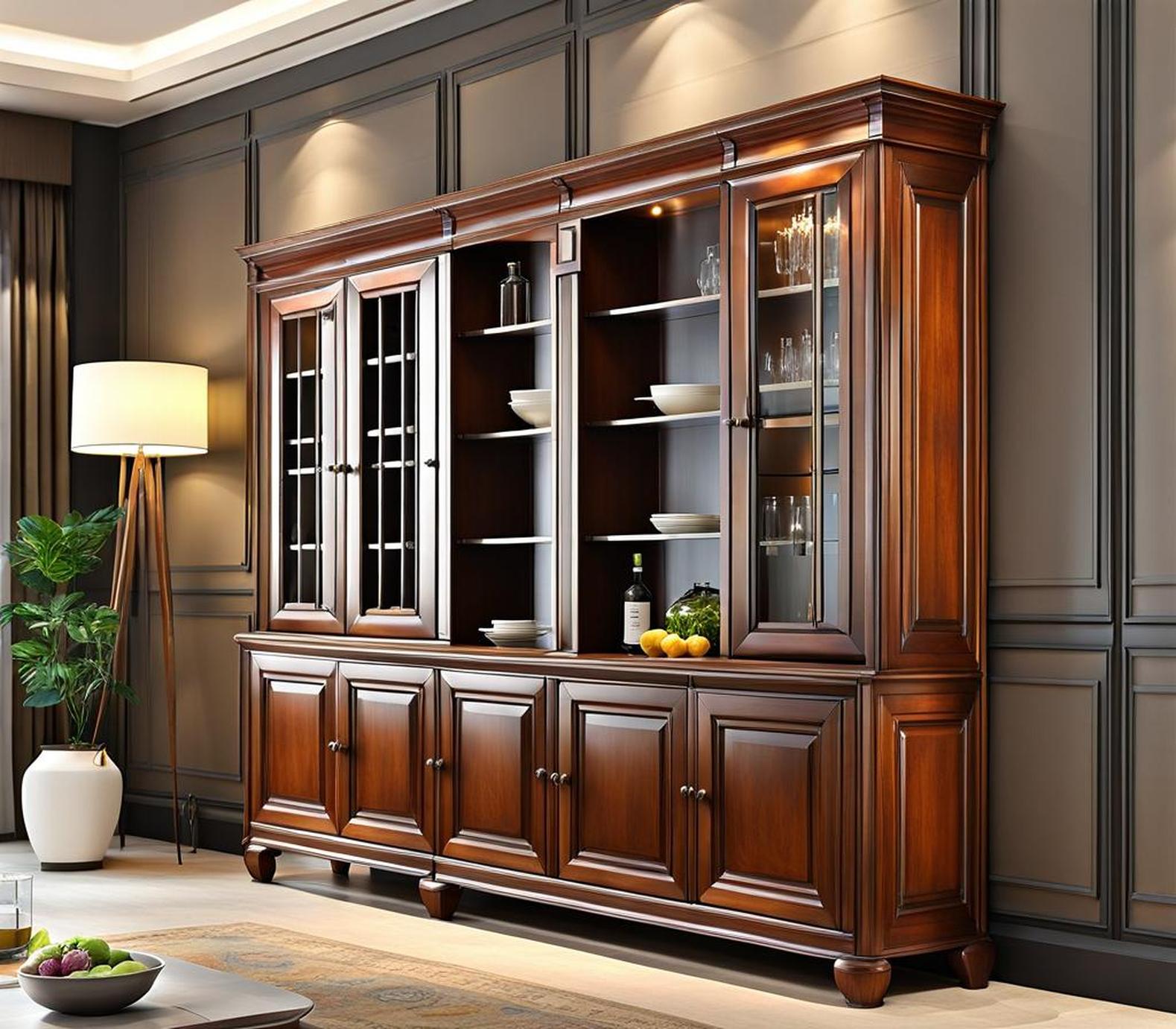 The Multifunctional Charm of the Long Narrow Buffet Cabinet