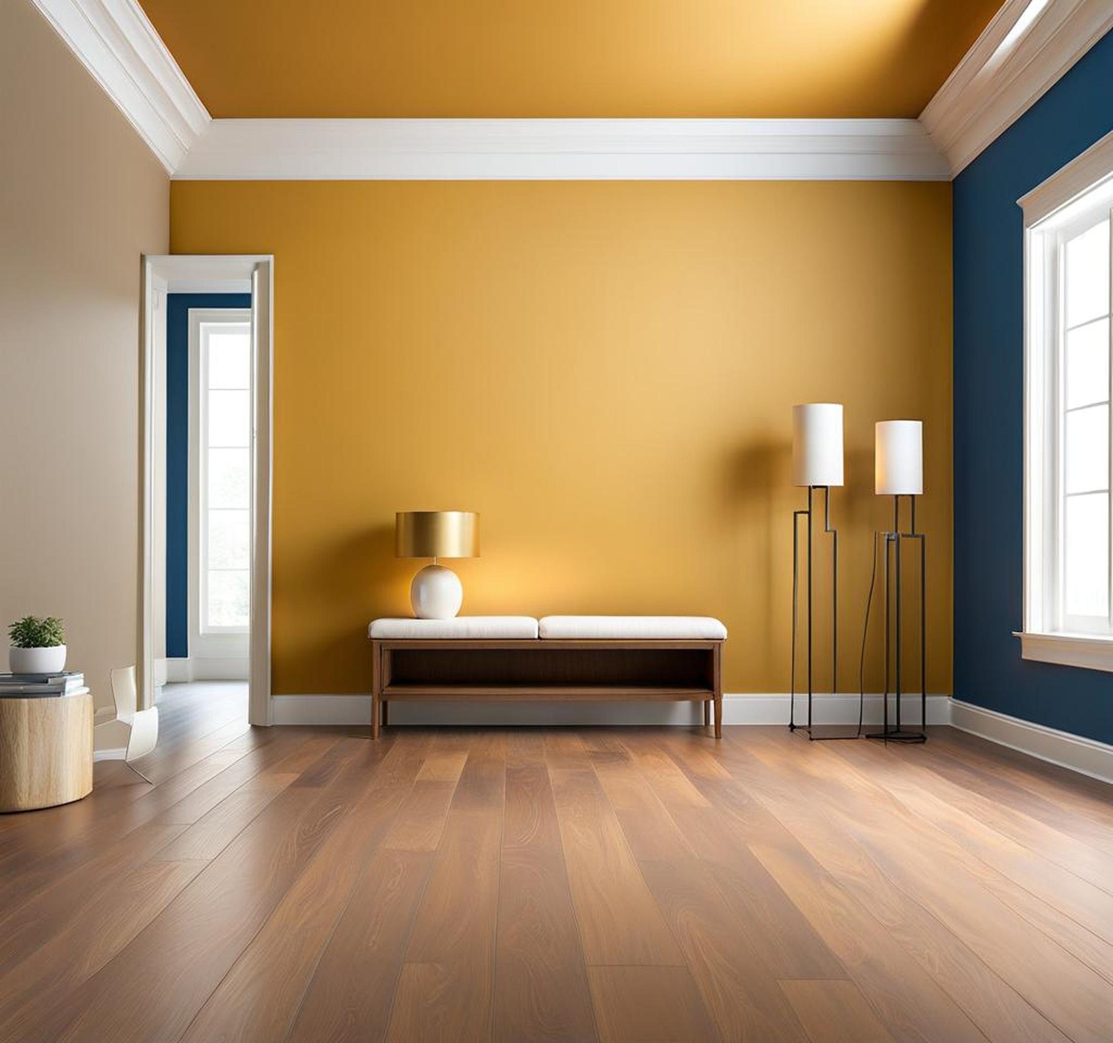 how to match wall color with wood floor