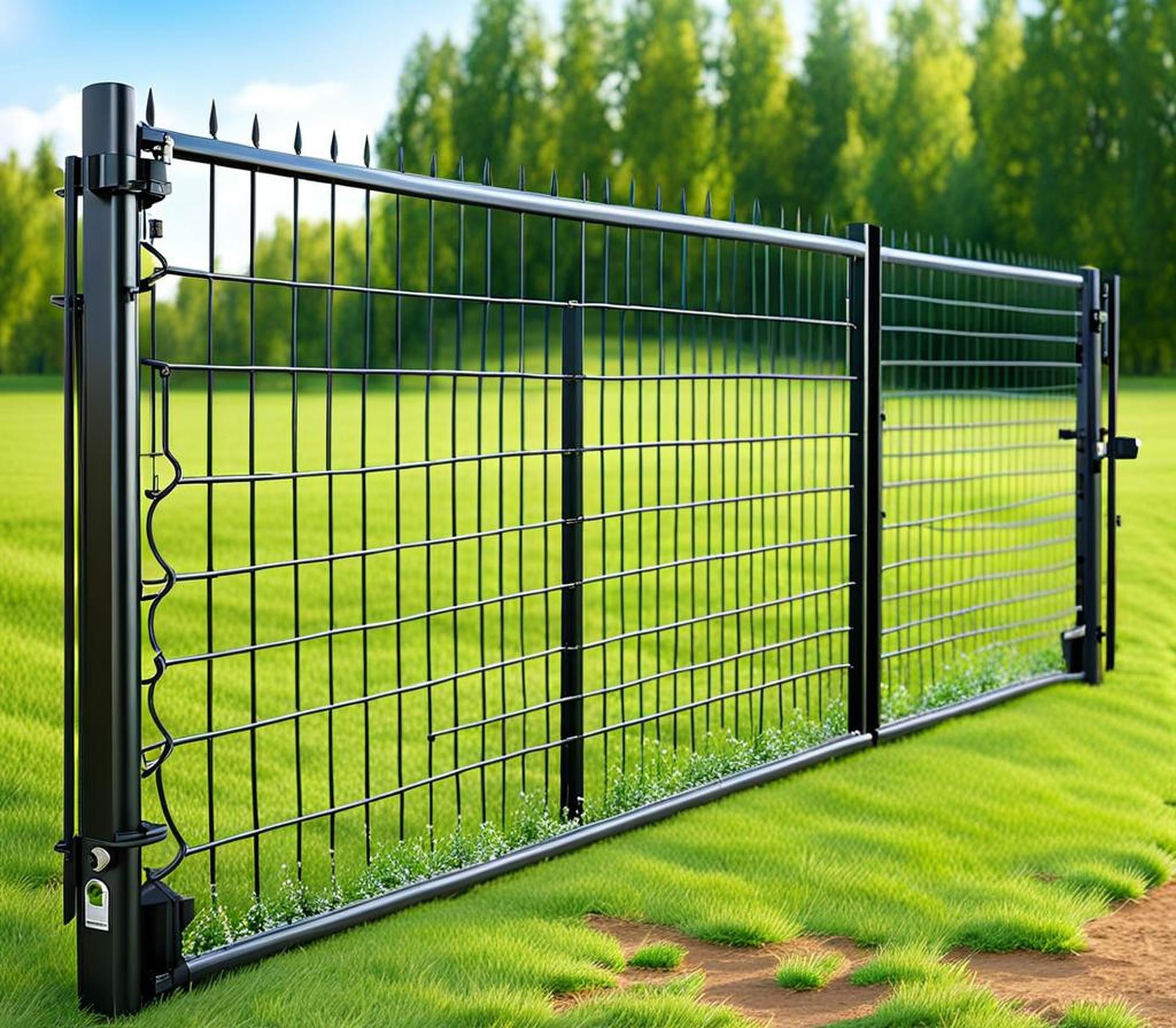 electric fence gate ideas