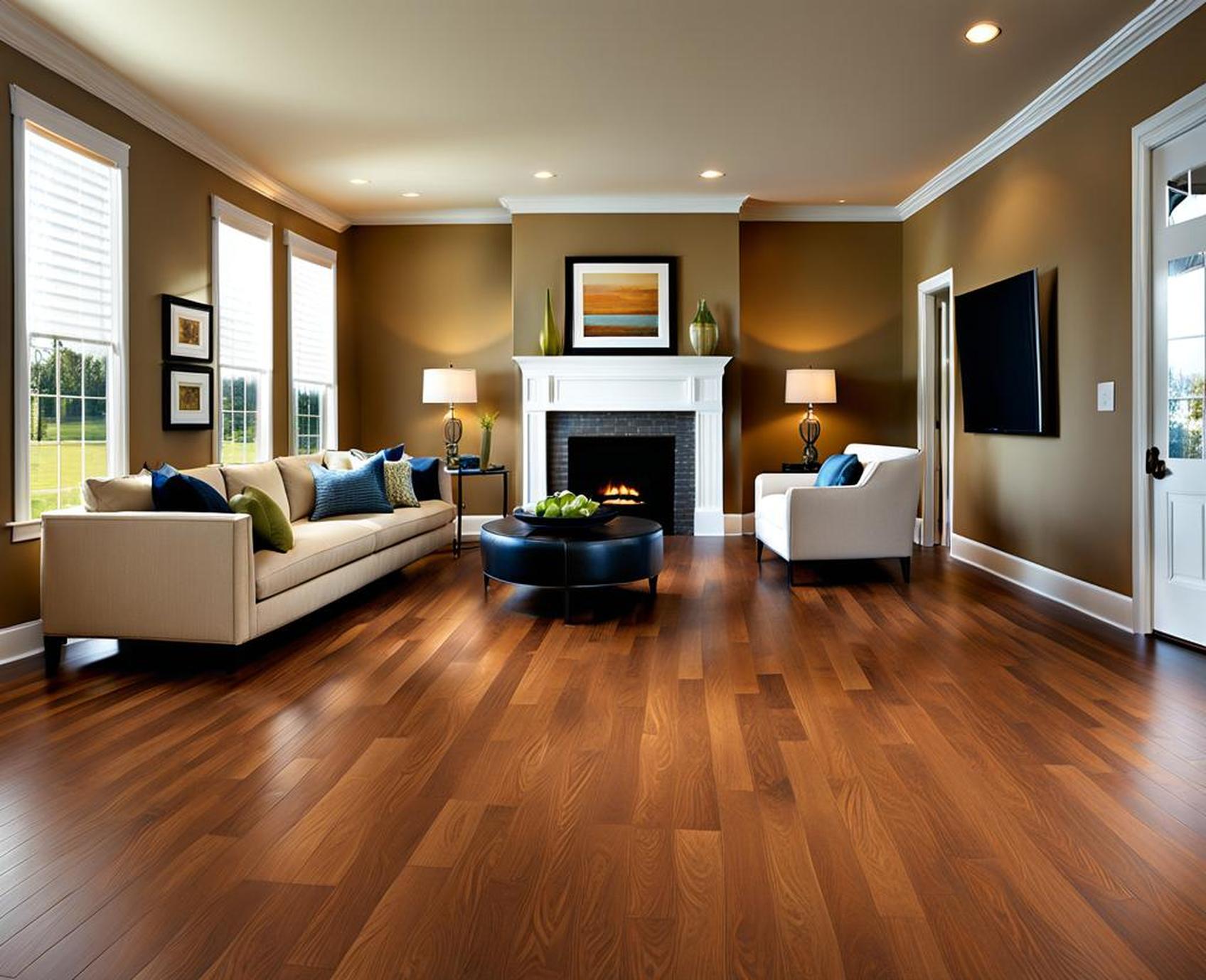 living room most popular flooring in new homes