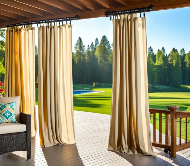 Too Much Wind? 9 Genius Ways to Weigh Down Outdoor Curtains ...