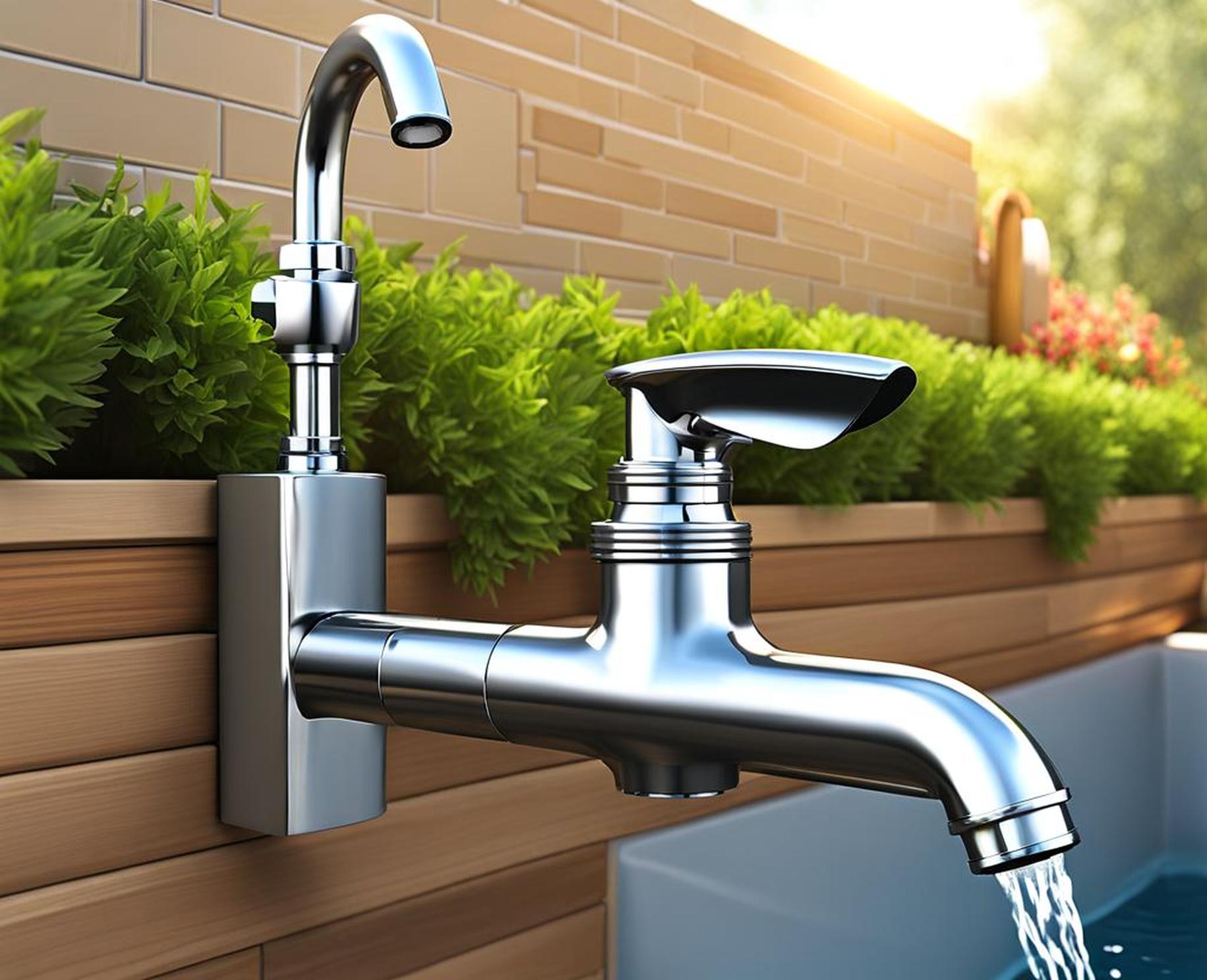 outdoor faucet extension with valve