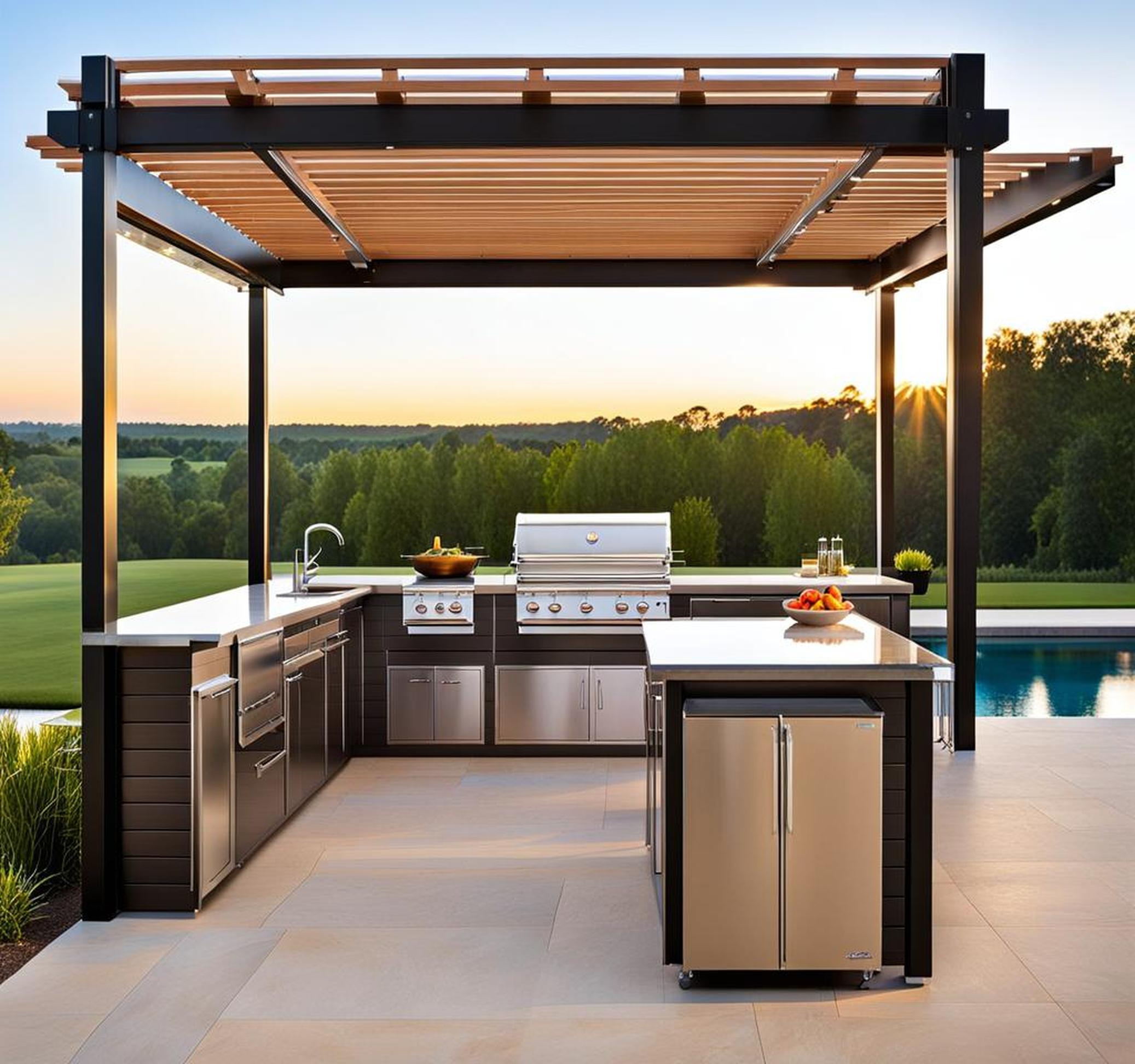 frames for outdoor kitchens
