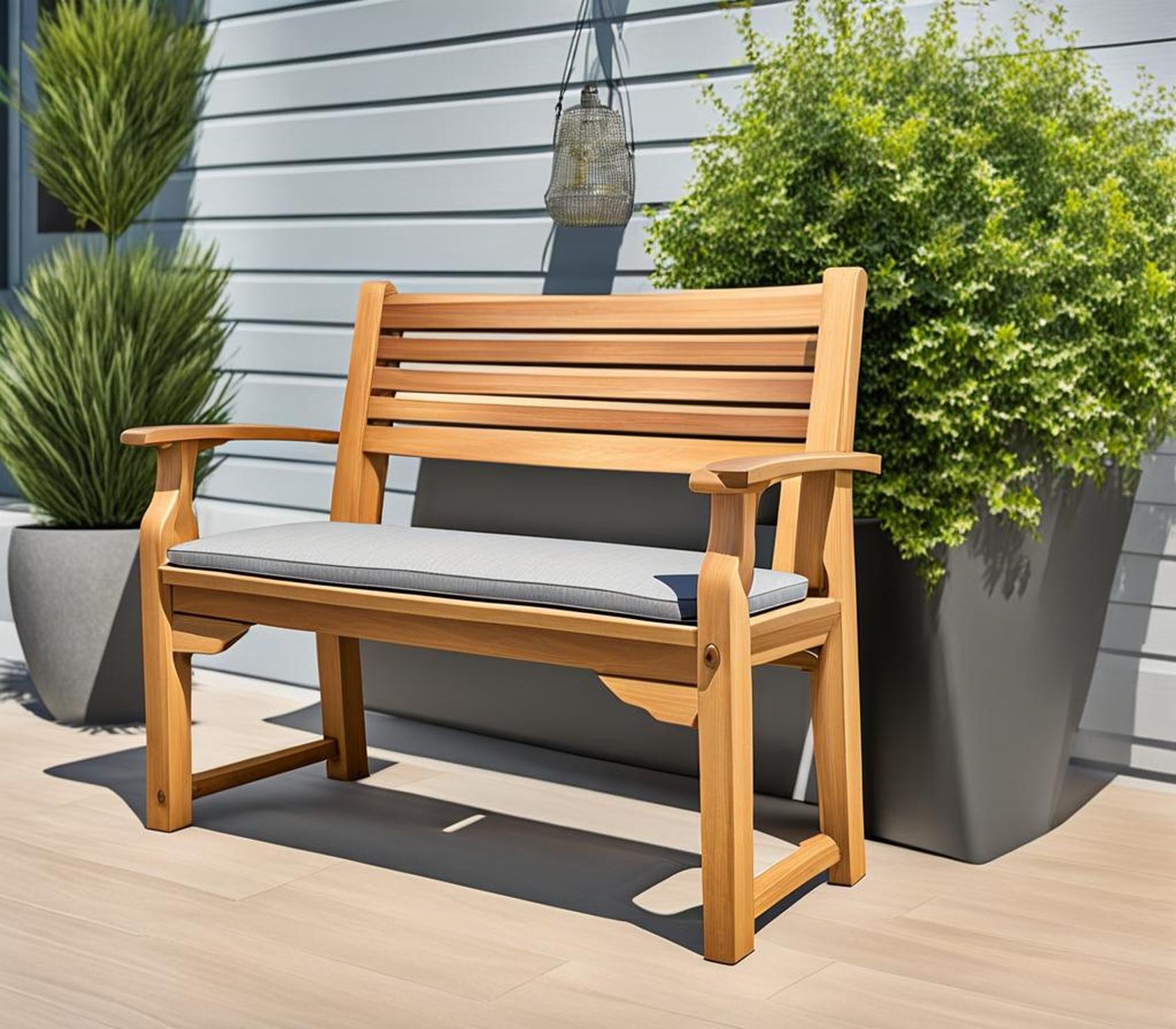 small bench for front porch