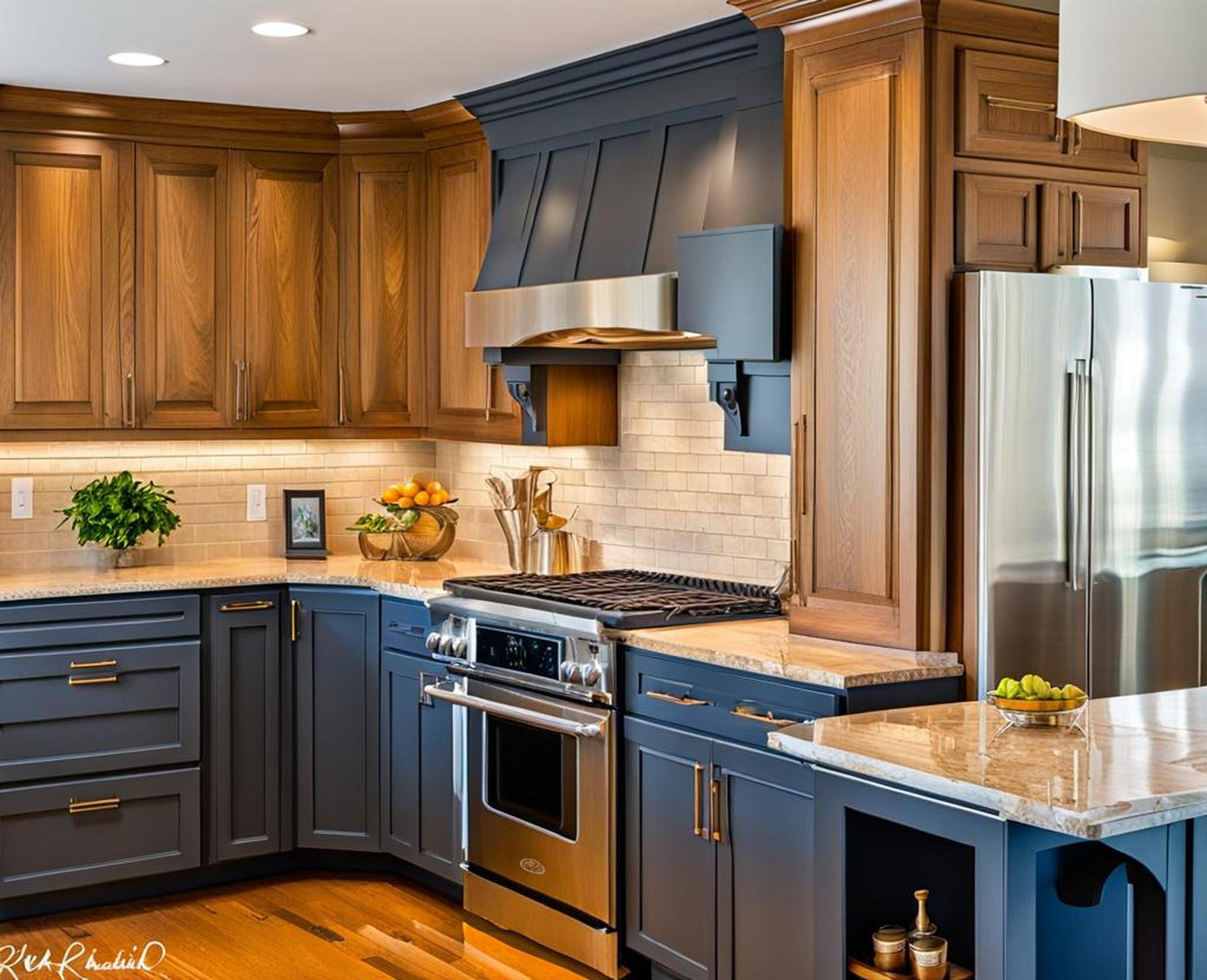 Paint Your Oak Cabinets Without Losing Their Wood Grain Charm