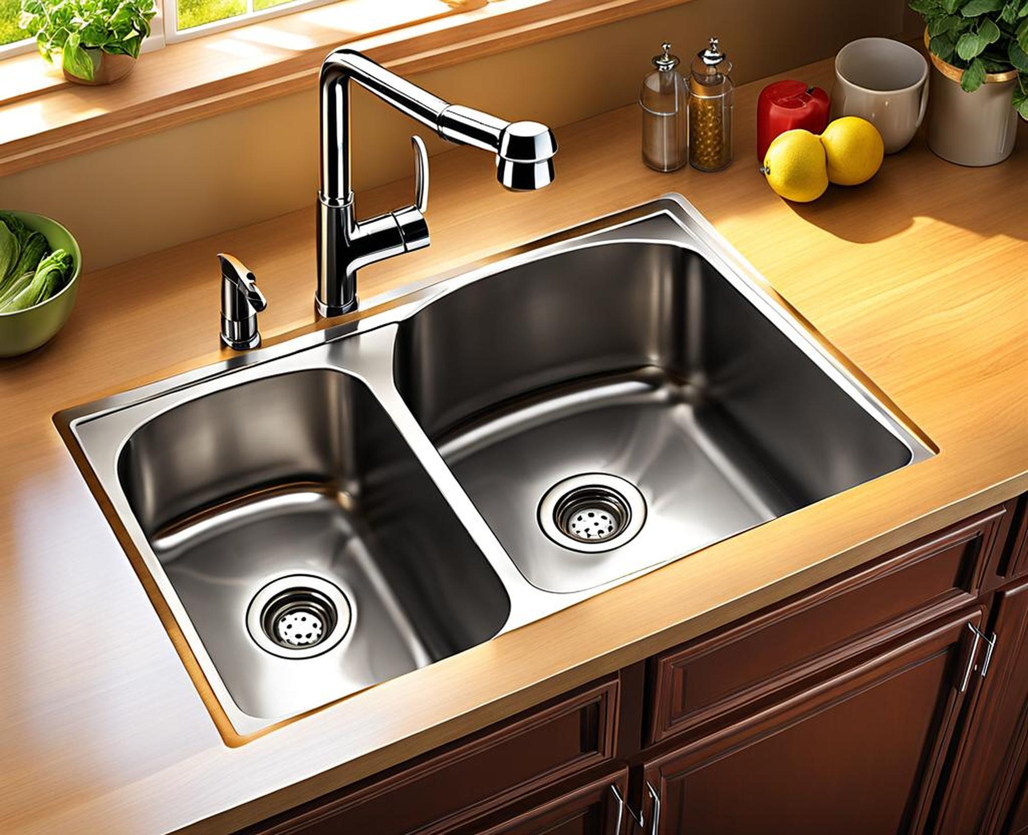 kitchen sink plumbing with dishwasher