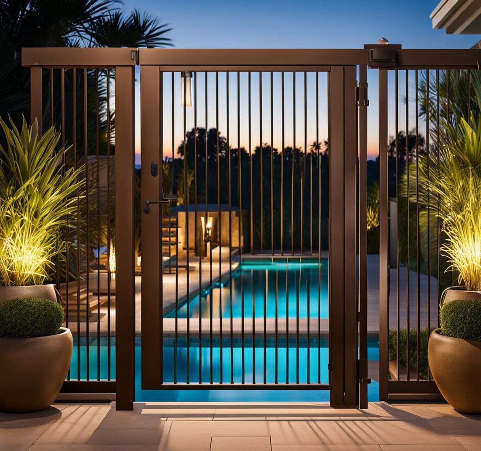 Pool Deck Gate Ideas to Make a Splash with Safety