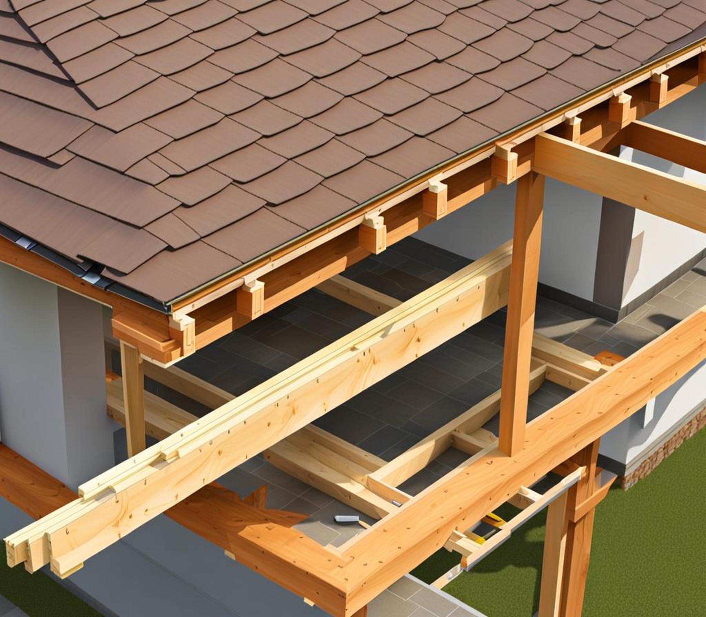 attaching porch roof to house