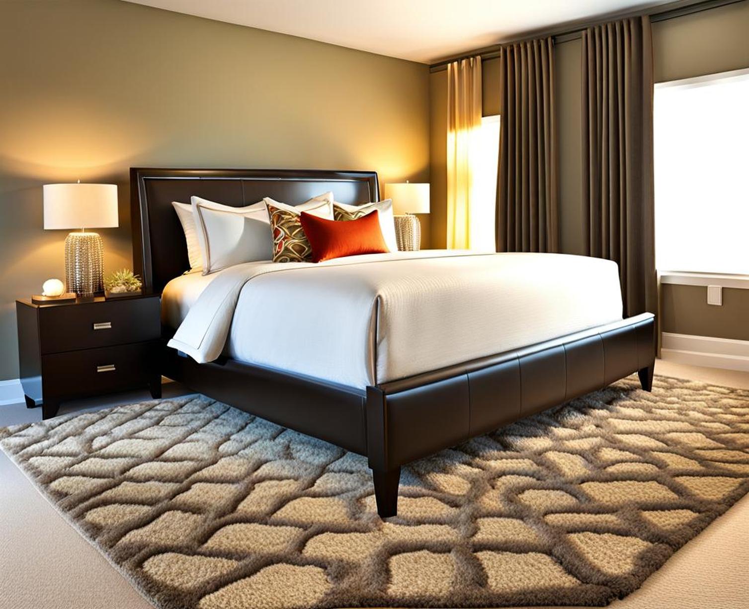 Unlock the Perfect Queen Bed & Area Rug Size Combination for Your Bedroom