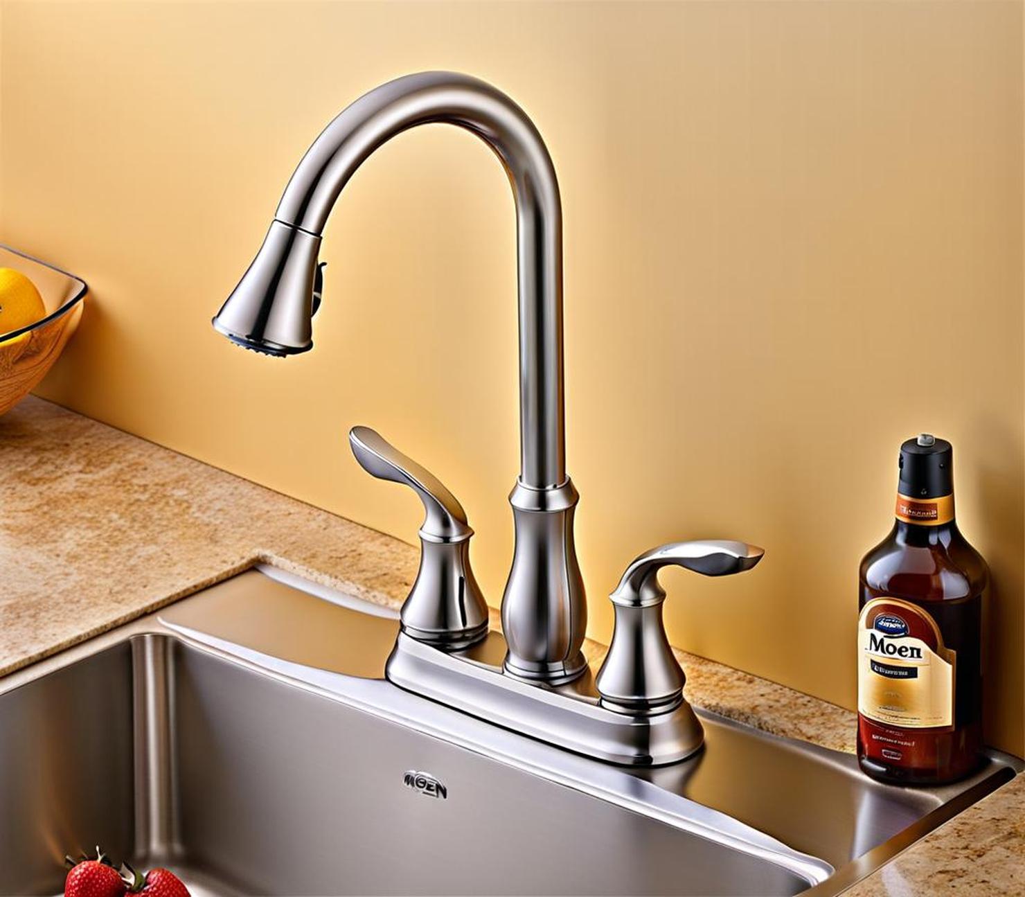 moen kitchen faucet removal