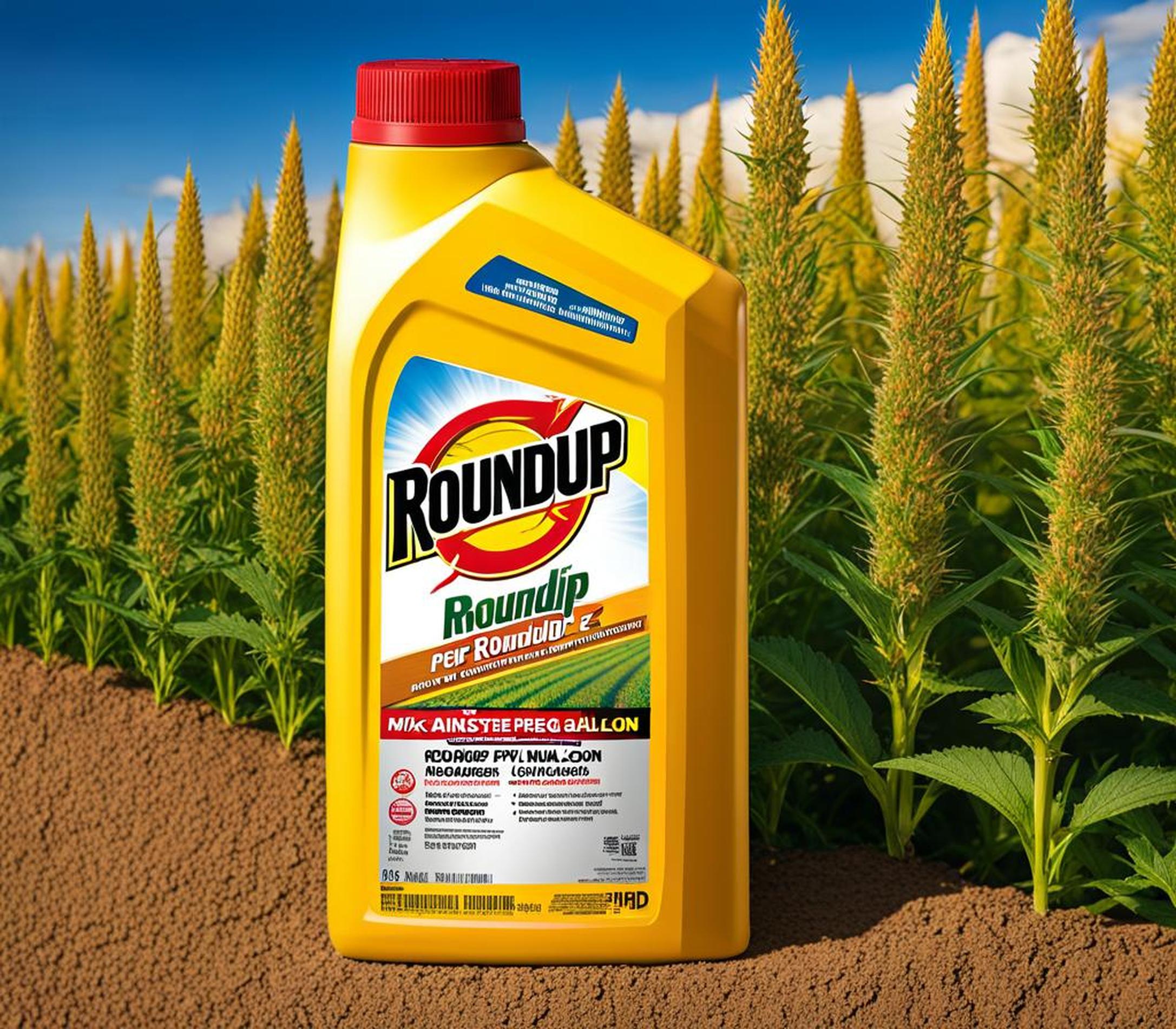 how many ounces of roundup per gallon