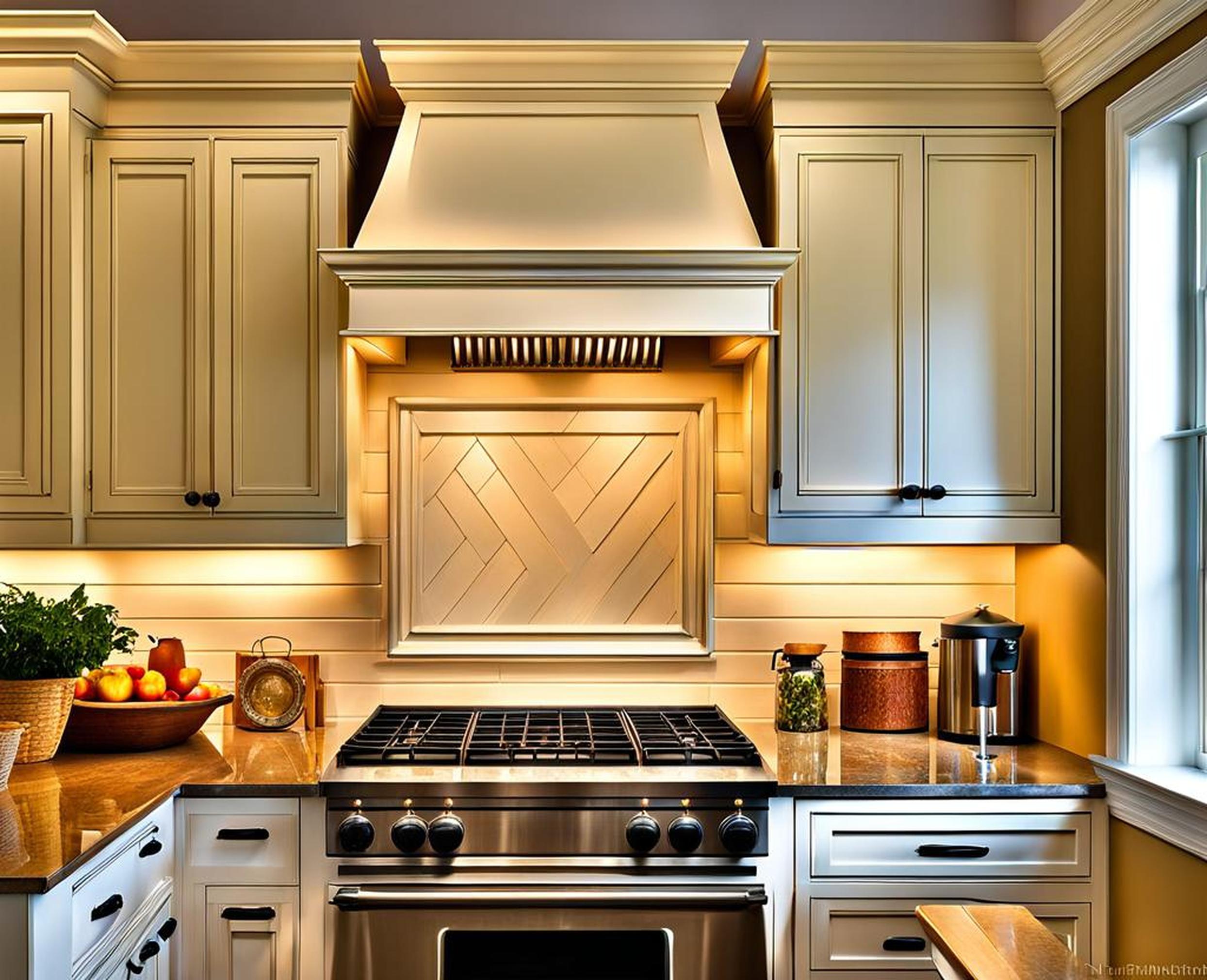 schoolhouse lights in kitchen