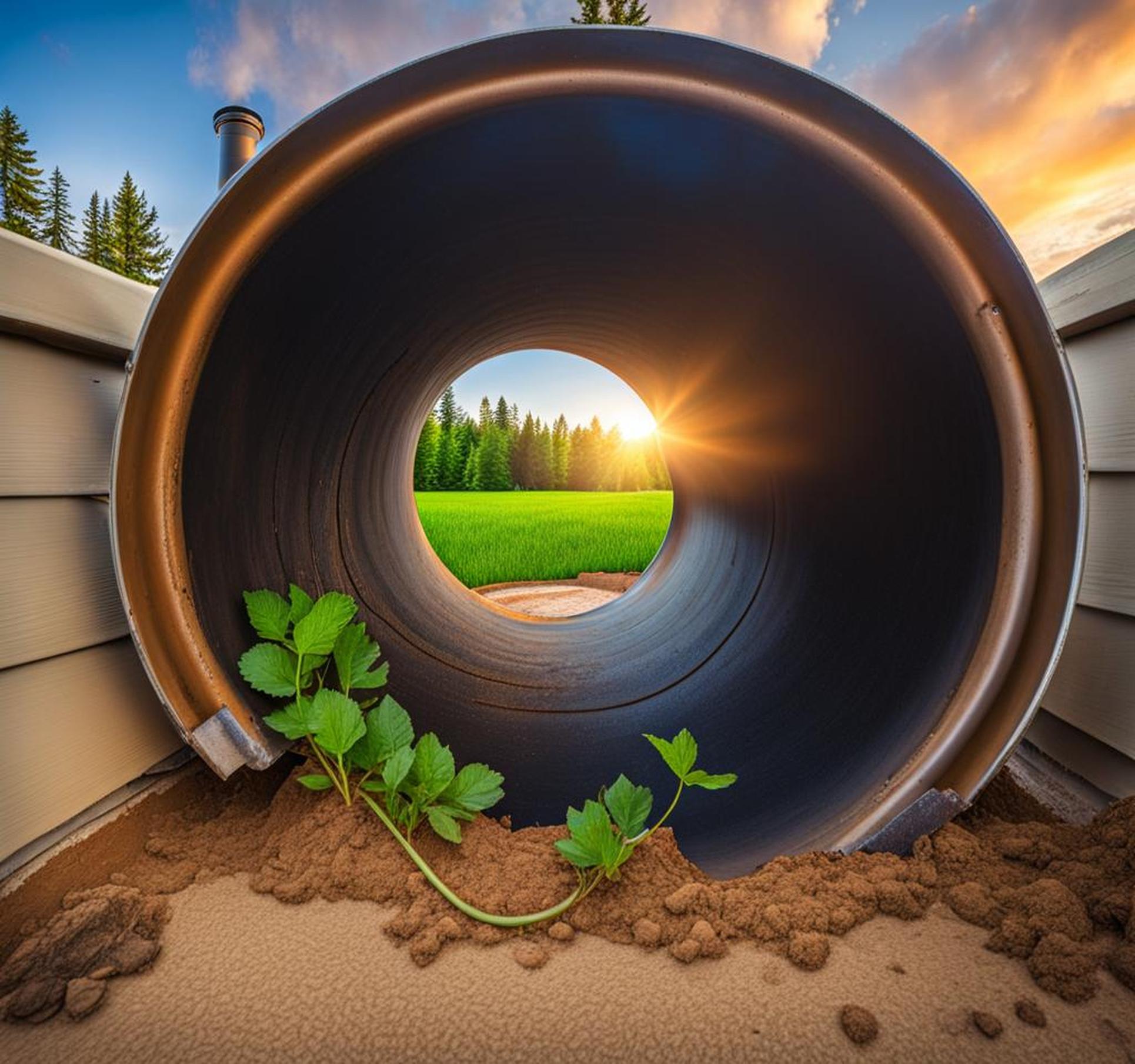 how to unclog a septic tank drain pipe