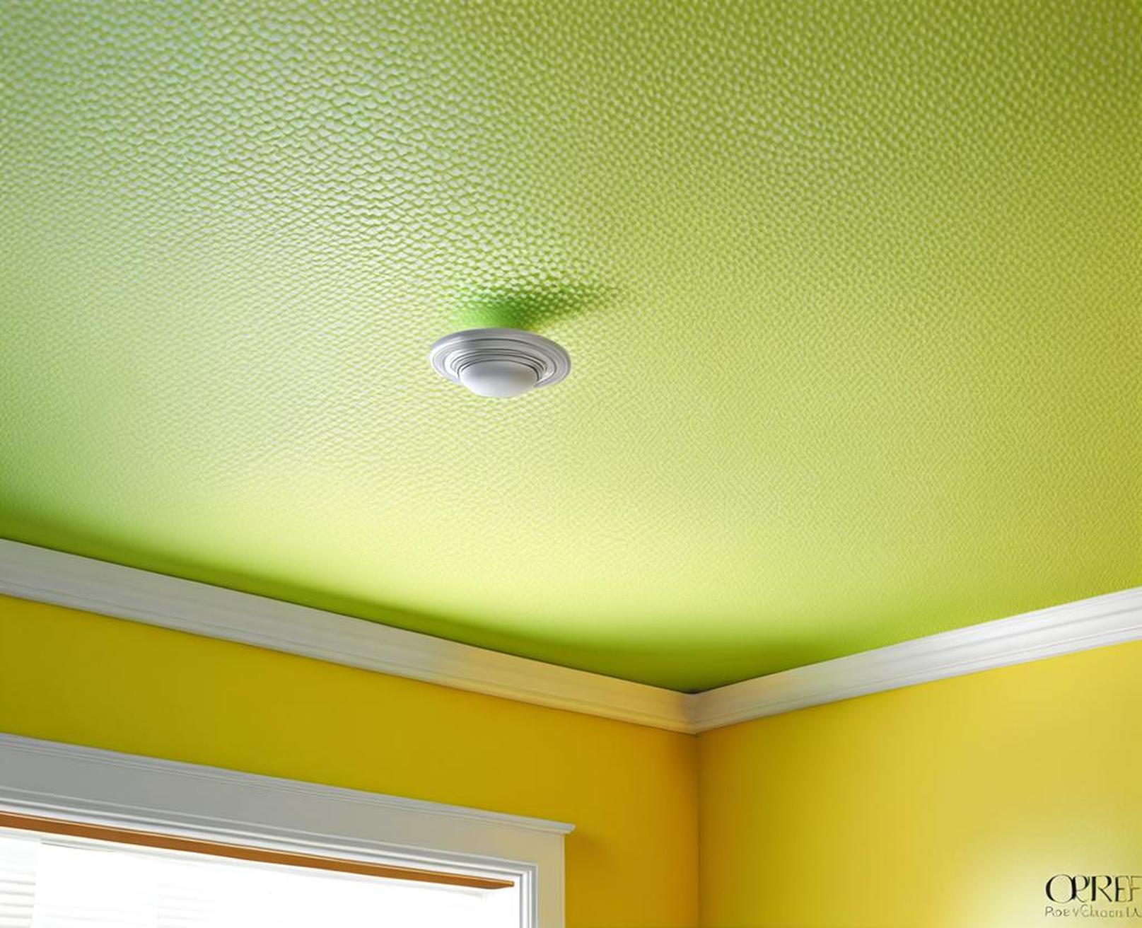 paint popcorn ceiling roller