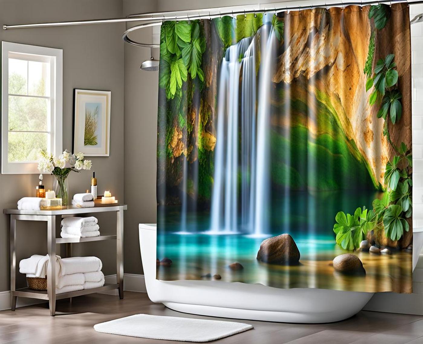 spa like shower curtains
