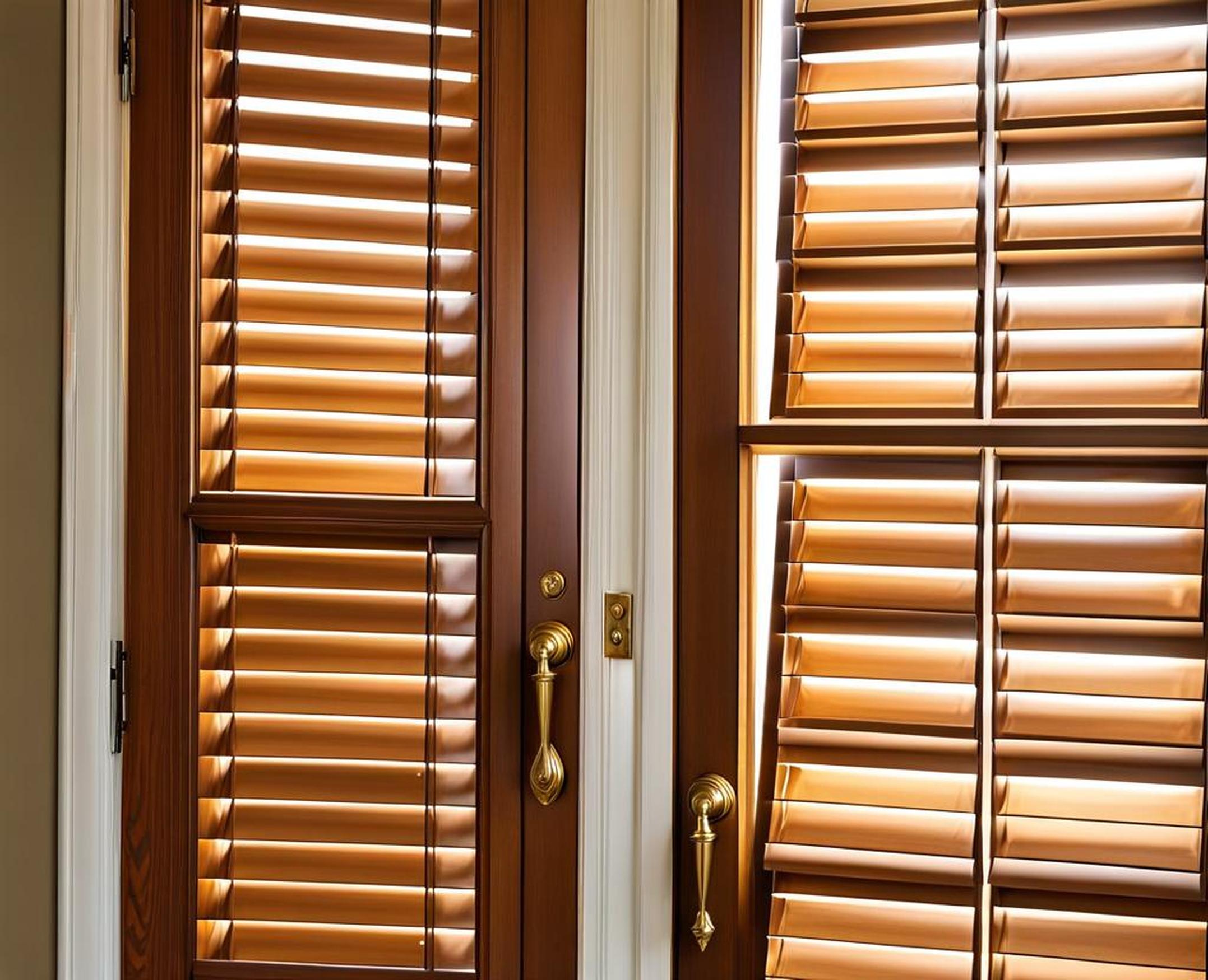 sidelight shutters for front door