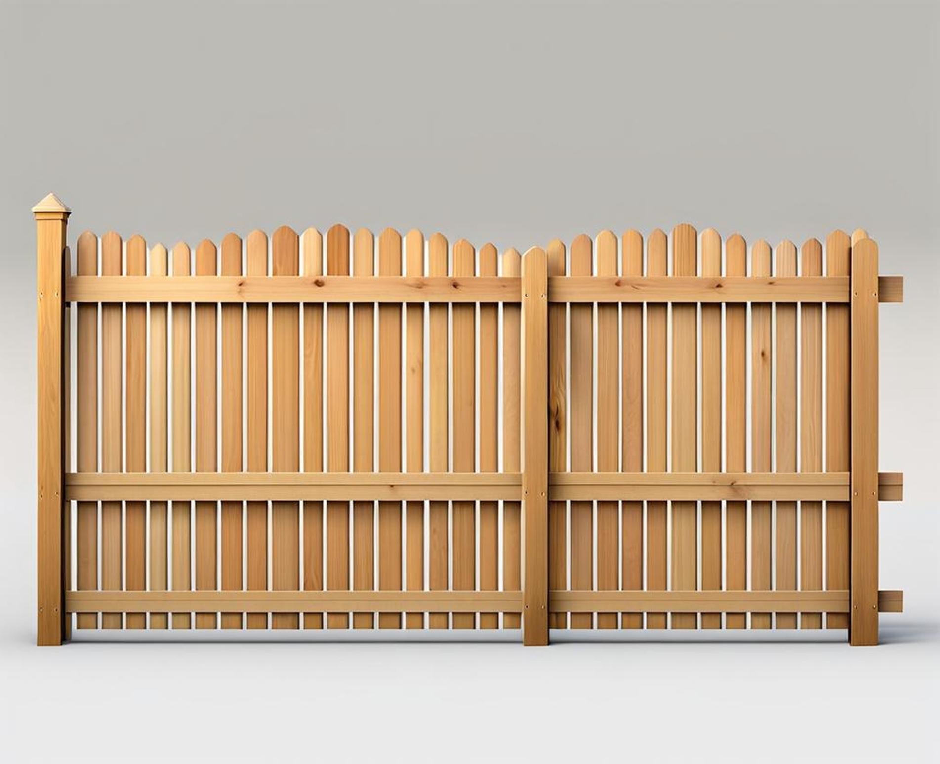 simple wood fence designs