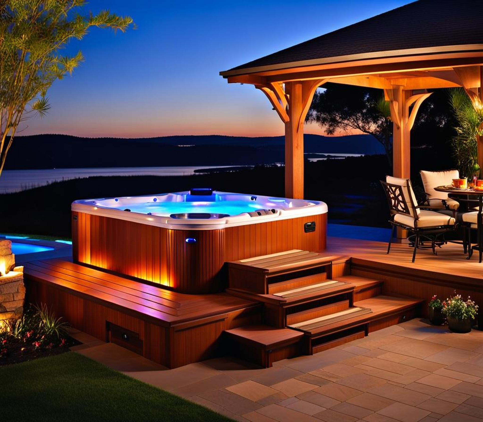 Above Ground Hot Tub Ideas to Relax and Unwind in Your Own Backyard Paradise