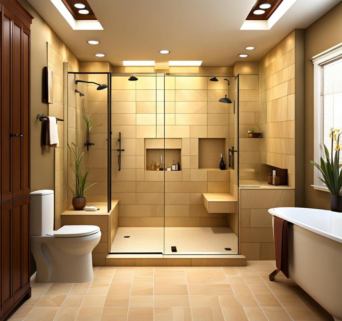 5x9 bathroom layout with shower
