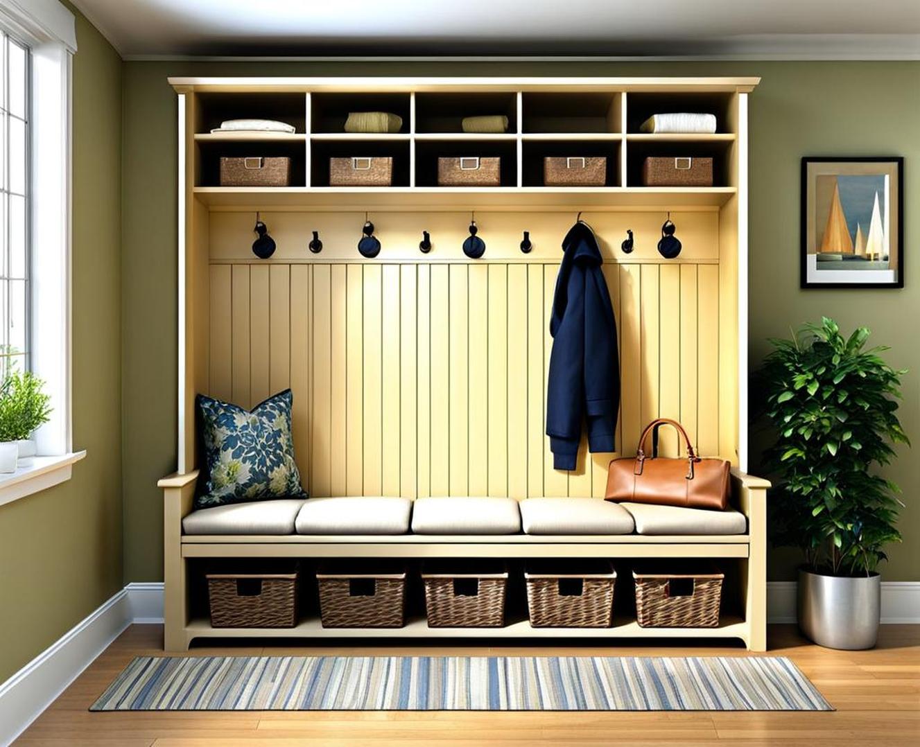 mudroom benches with storage