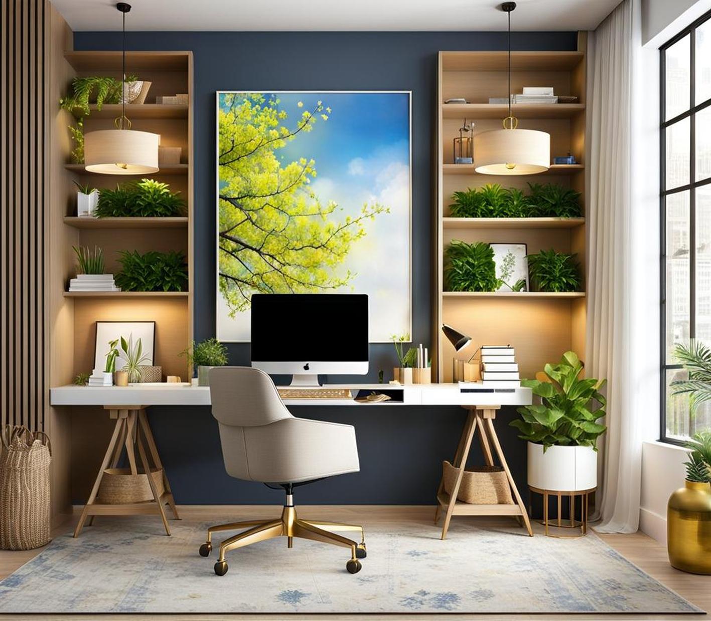 spring office decoration ideas