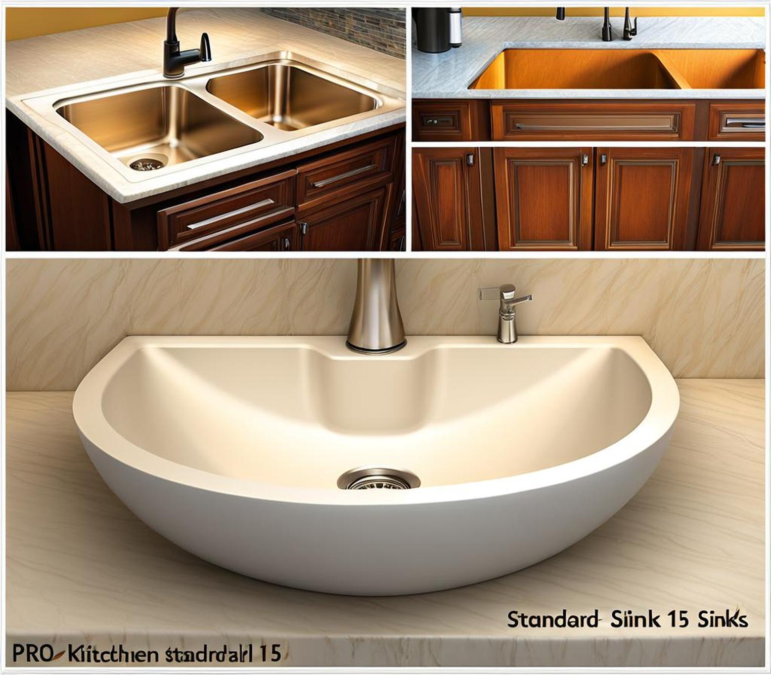 are kitchen sinks standard size