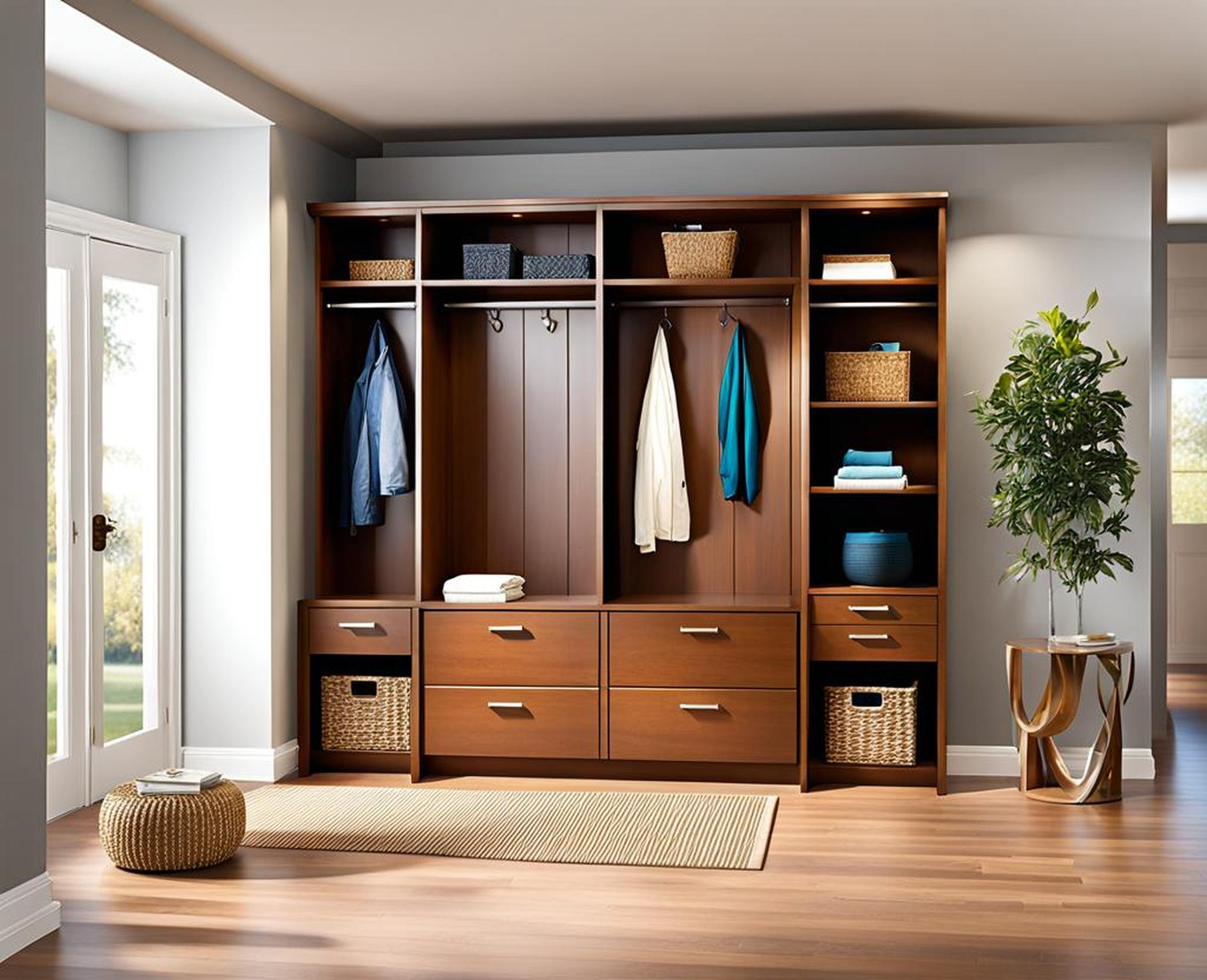 entry cabinets with storage