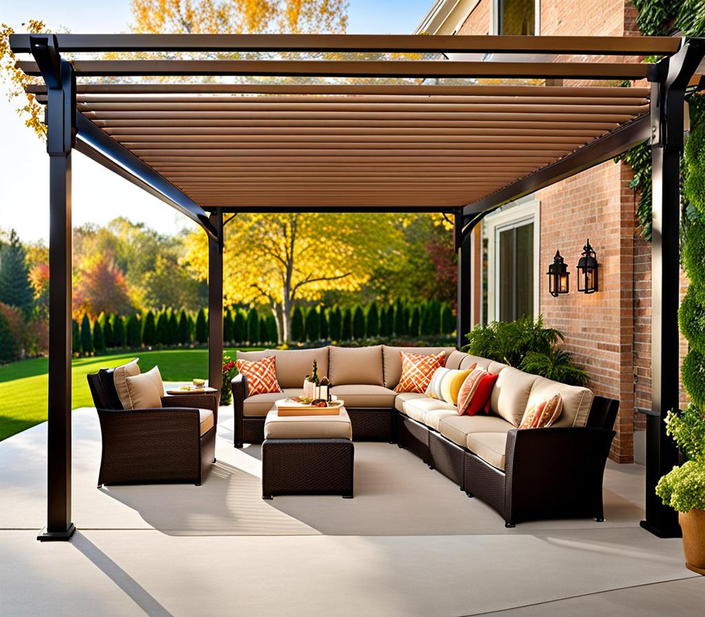 shade ideas for pergolas